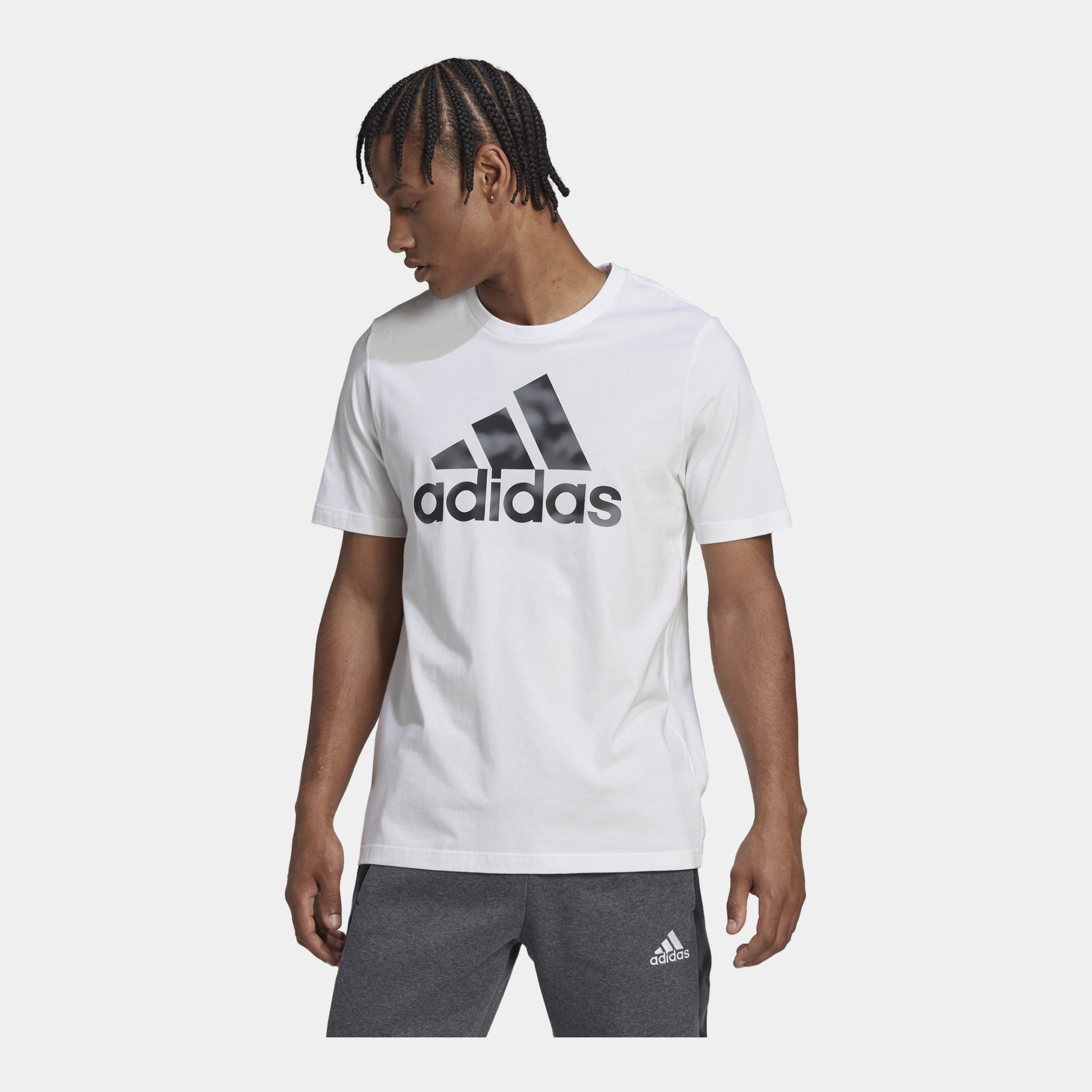 adidas Essentials Camouflage Printed Short-Sleeve Erkek Tişört