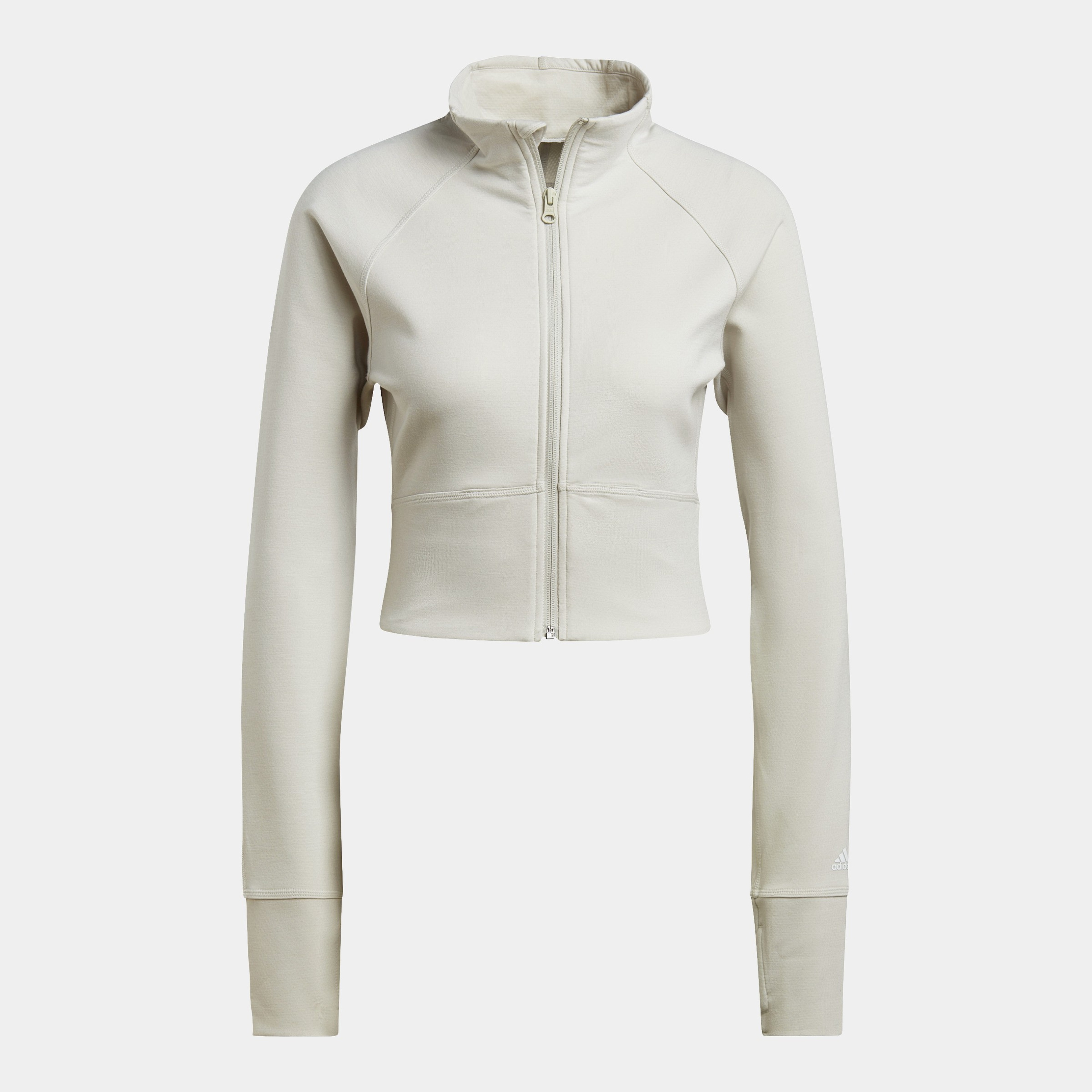 adidas AEROREADY Studio Cropped Gym & Training Full-Zip Kadın Sweatshirt