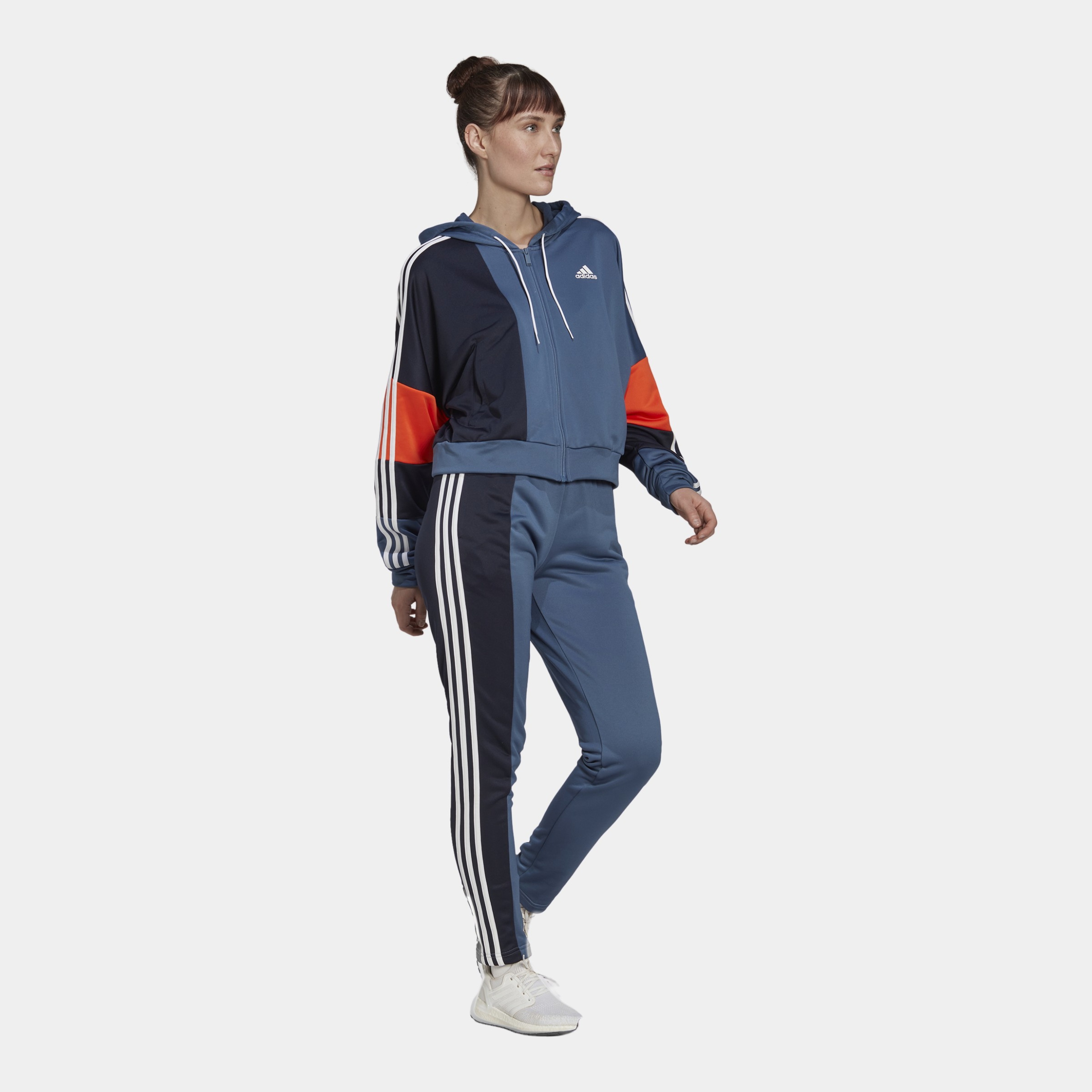 adidas Sportswear Bold Block Full-Zip Hoodie Kadın Eşofman Takımı