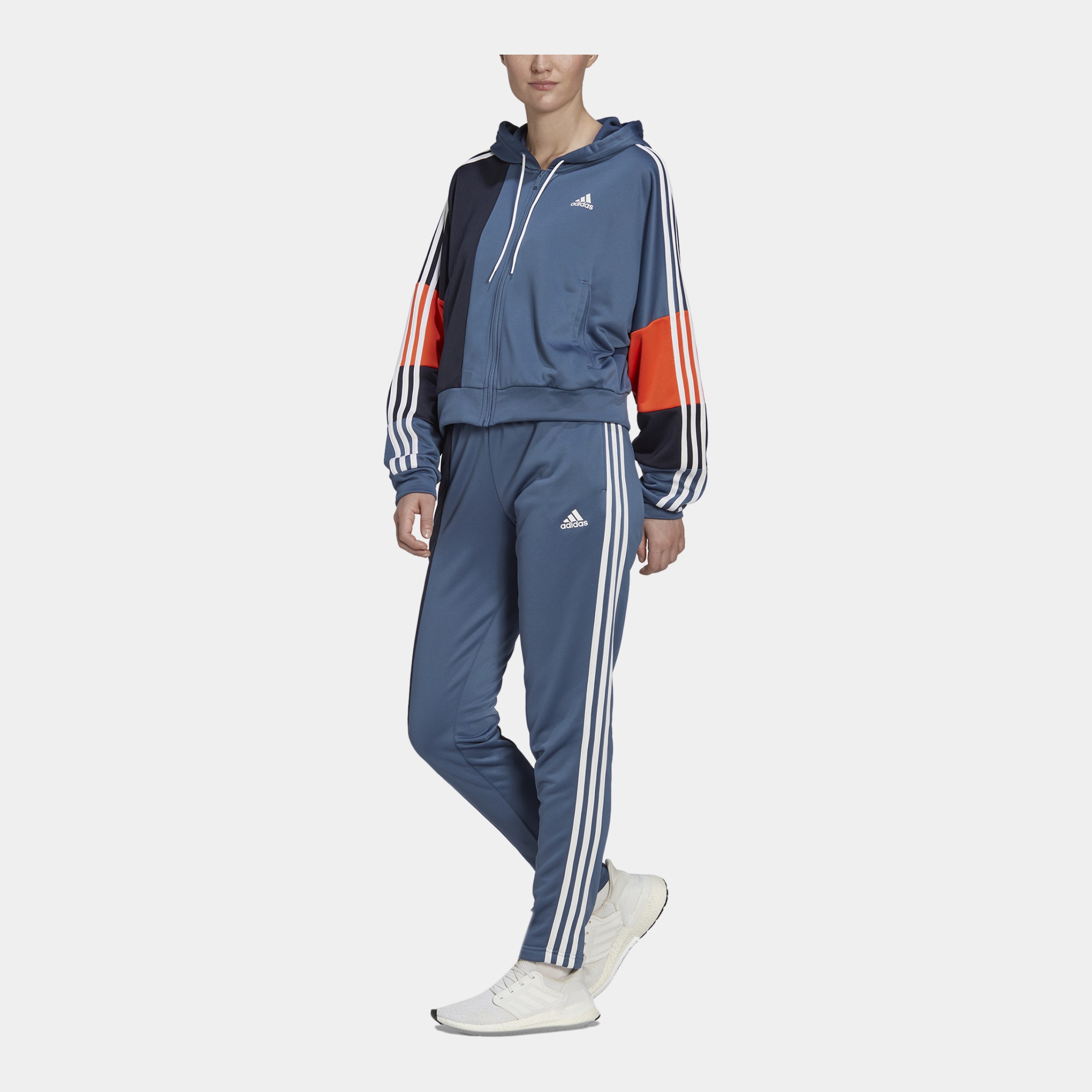 adidas Sportswear Bold Block Full-Zip Hoodie Kadın Eşofman Takımı