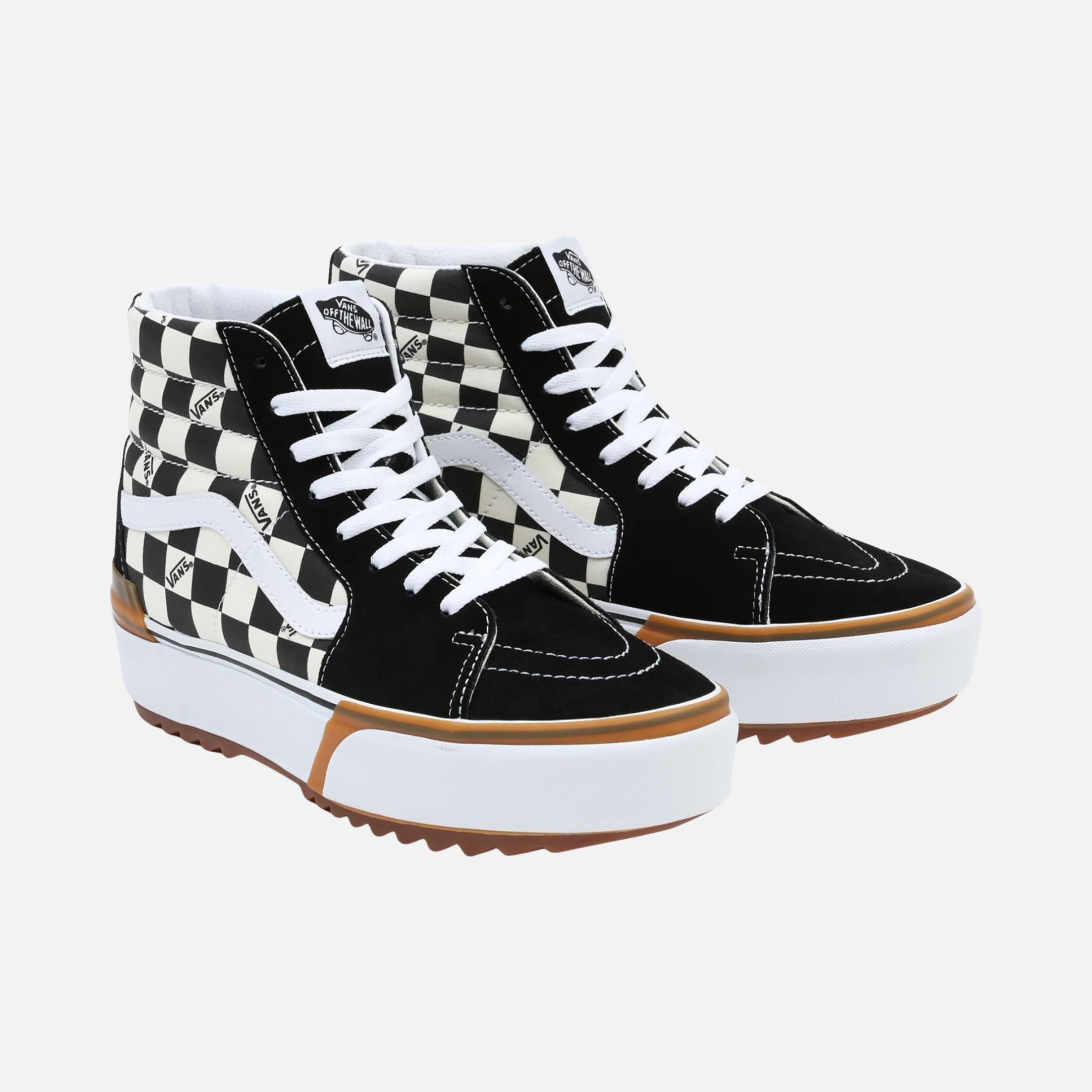 Vans Checkerboard SK8 High Stacked Kadın Spor Ayakkabı