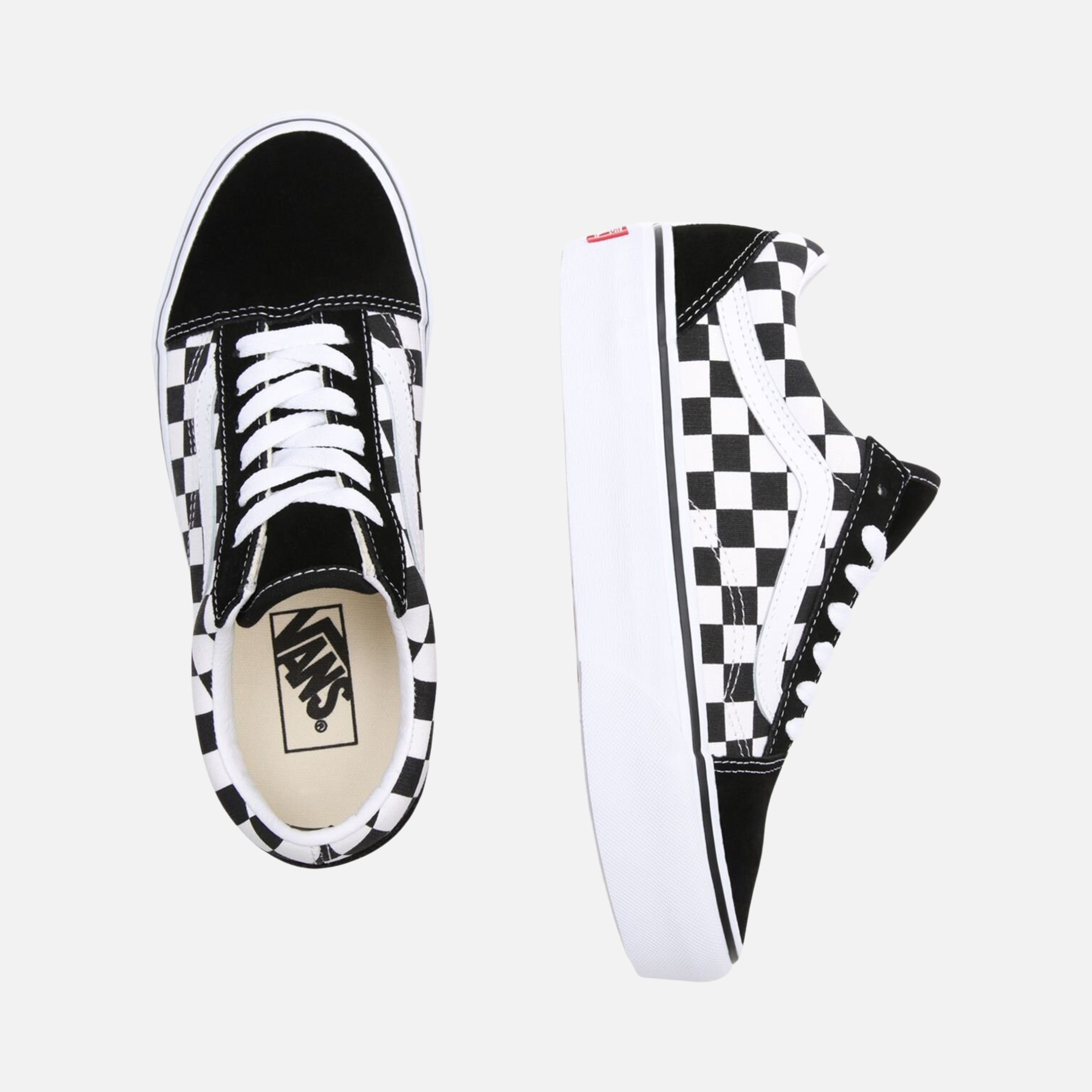 Vans Checkerboard Old Skool Platform Kadın Spor Ayakkabı