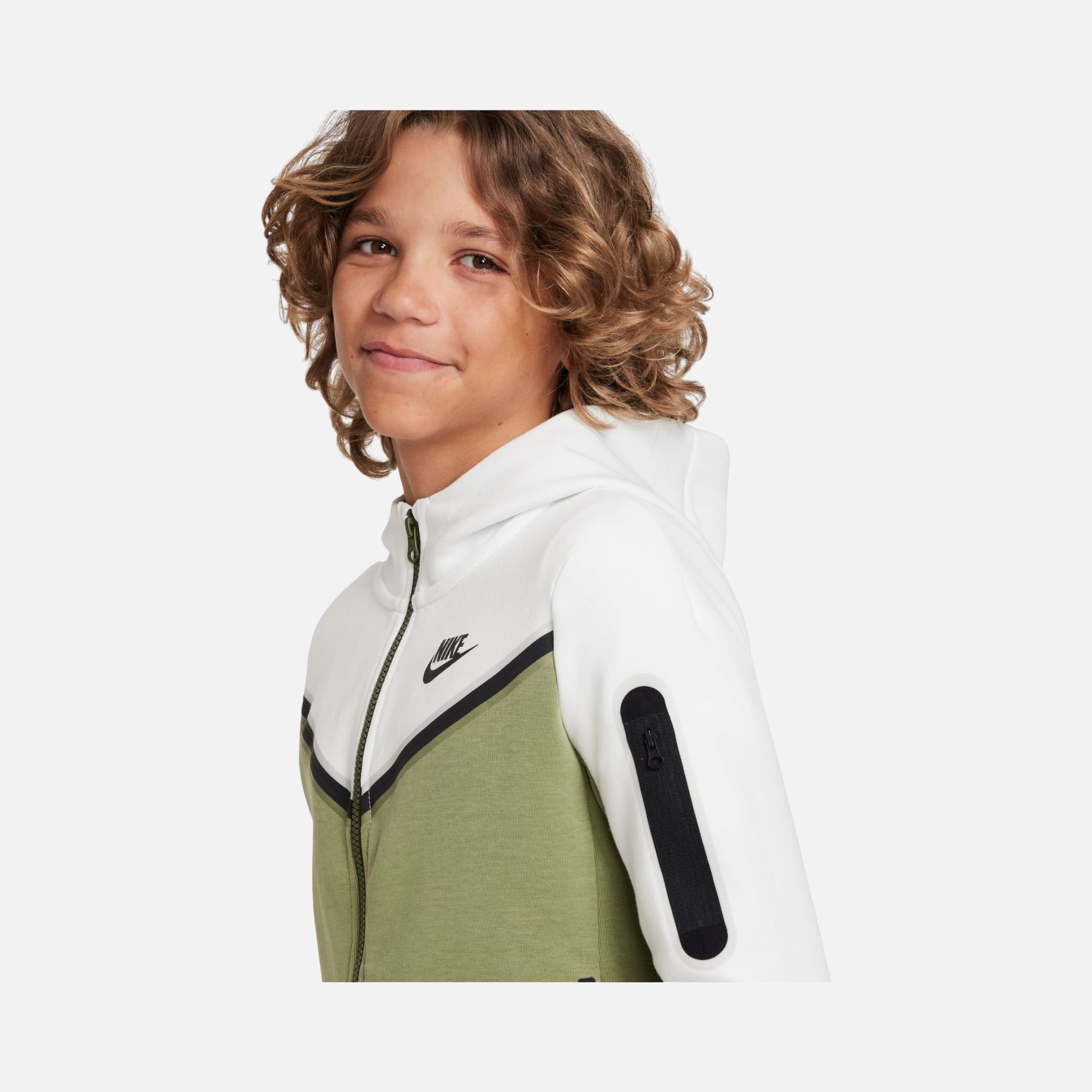 Nike Sportswear Tech Fleece Full-Zip Hoodie (Boys') Çocuk Sweatshirt
