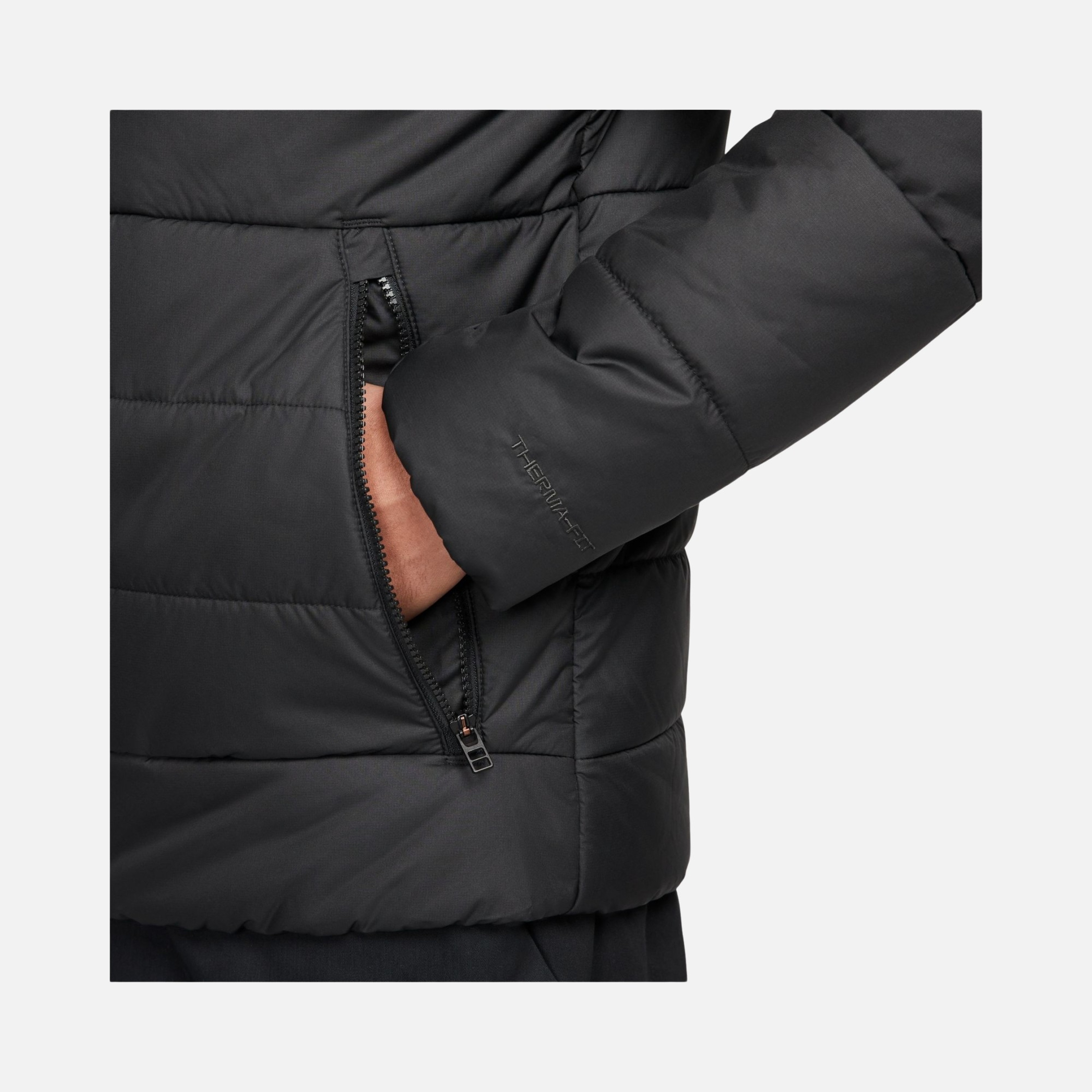 Nike Sportswear Hybrid Synthetic-Fill Full-Zip Hoodie Erkek Mont