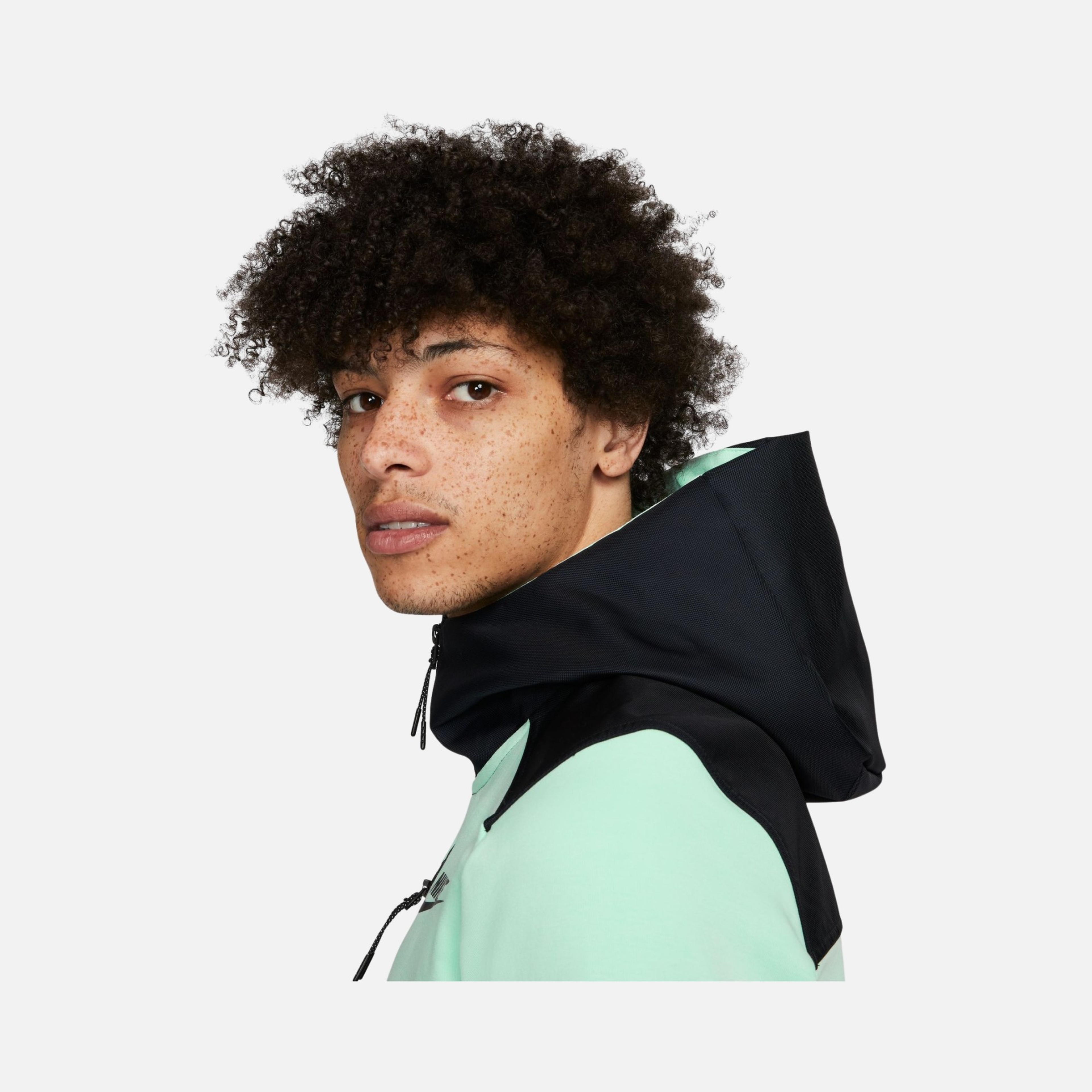 Nike Sportswear Tech Fleece ''Overlay Detail'' Full-Zip Hoodie Erkek Sweatshirt