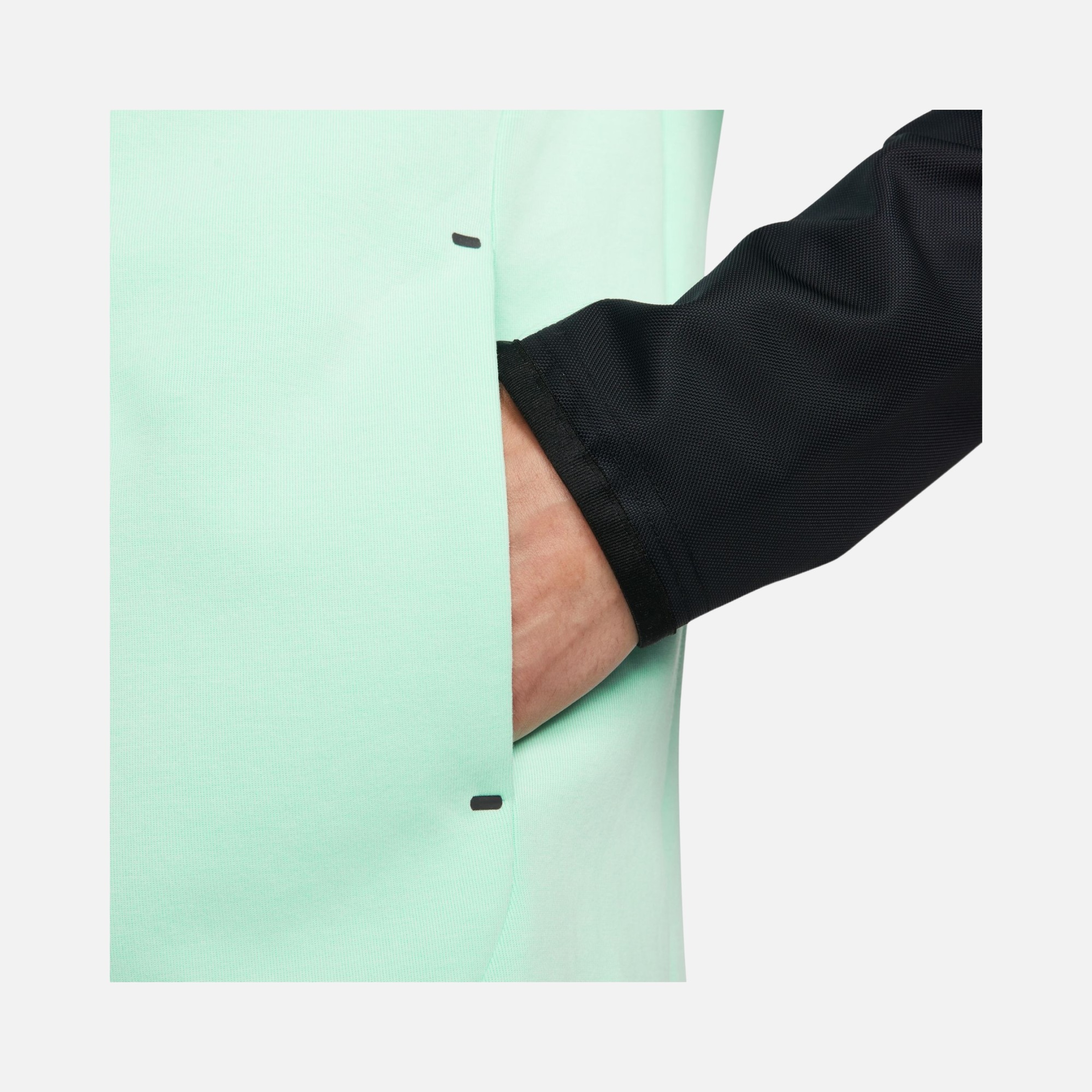 Nike Sportswear Tech Fleece ''Overlay Detail'' Full-Zip Hoodie Erkek Sweatshirt