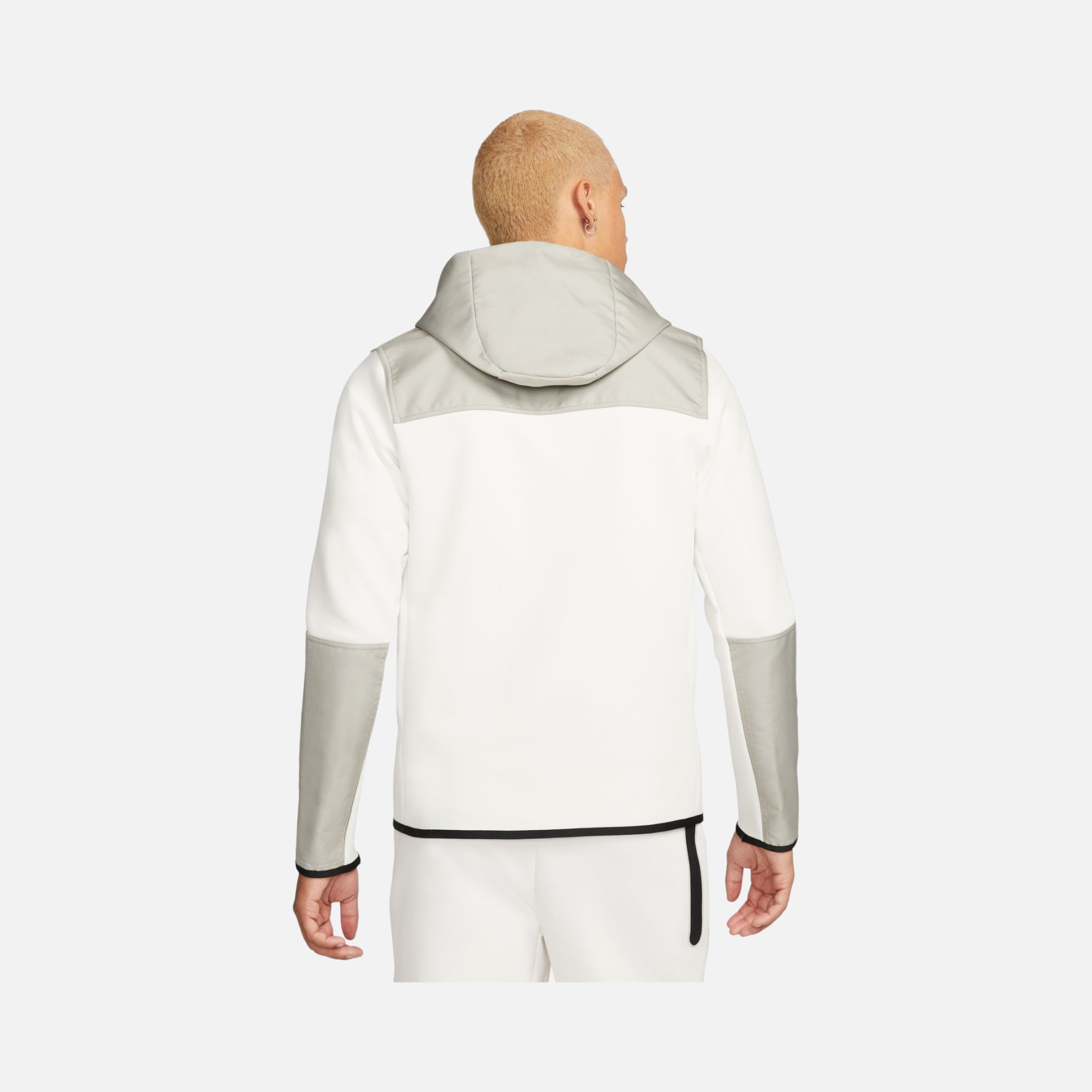 Nike Sportswear Tech Fleece ''Overlay Detail'' Full-Zip Hoodie Erkek Sweatshirt