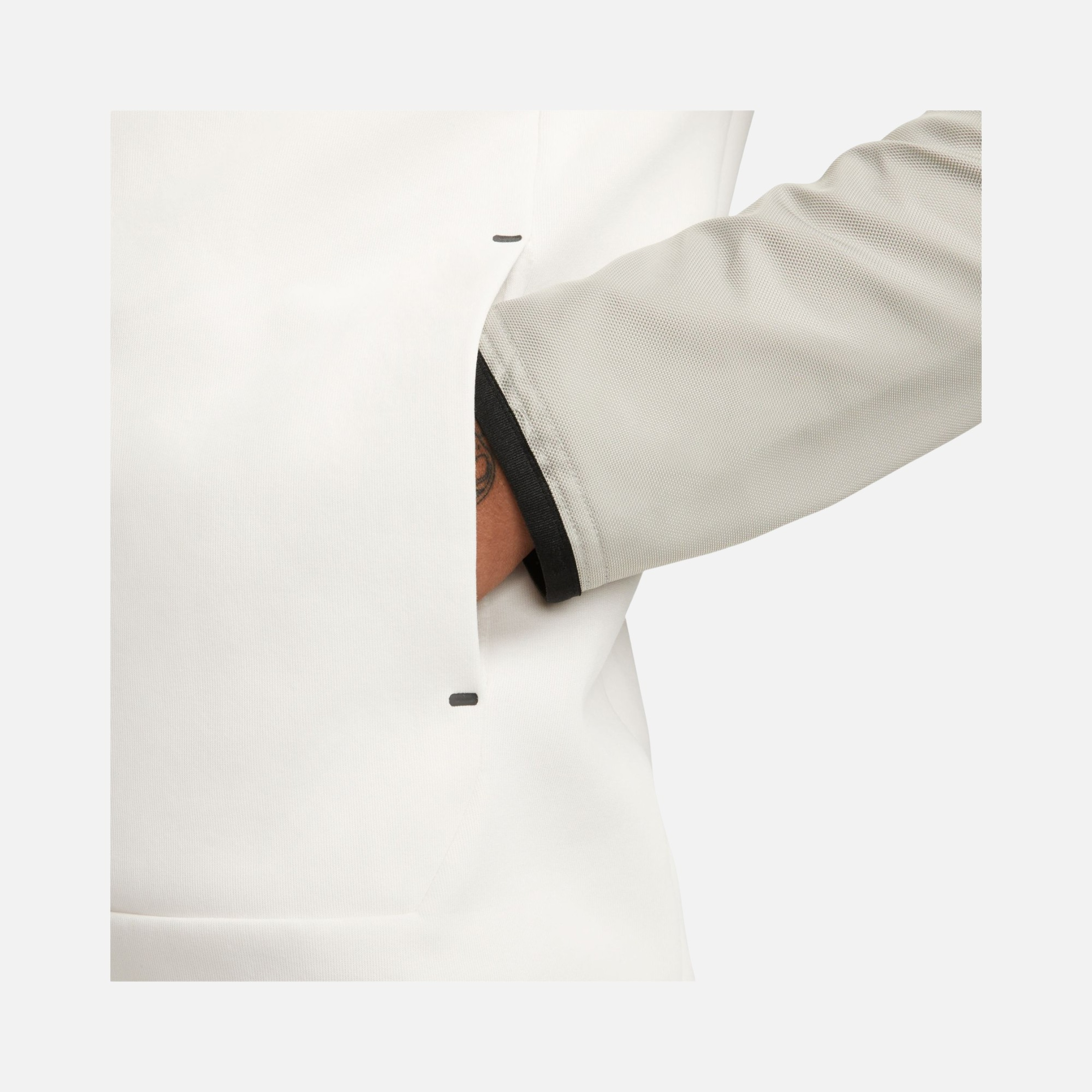 Nike Sportswear Tech Fleece ''Overlay Detail'' Full-Zip Hoodie Erkek Sweatshirt