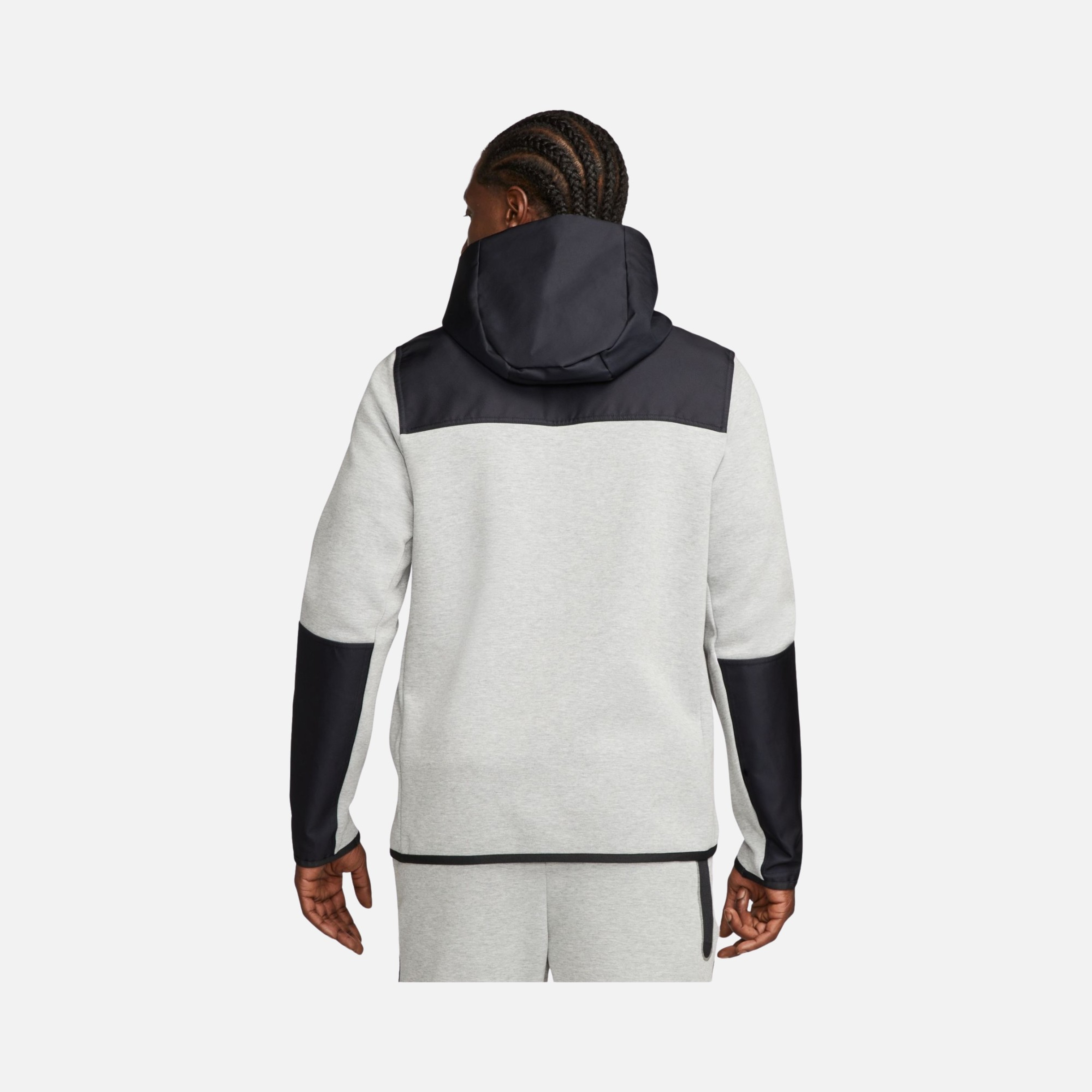 Nike Sportswear Tech Fleece ''Overlay Detail'' Full-Zip Hoodie Erkek Sweatshirt