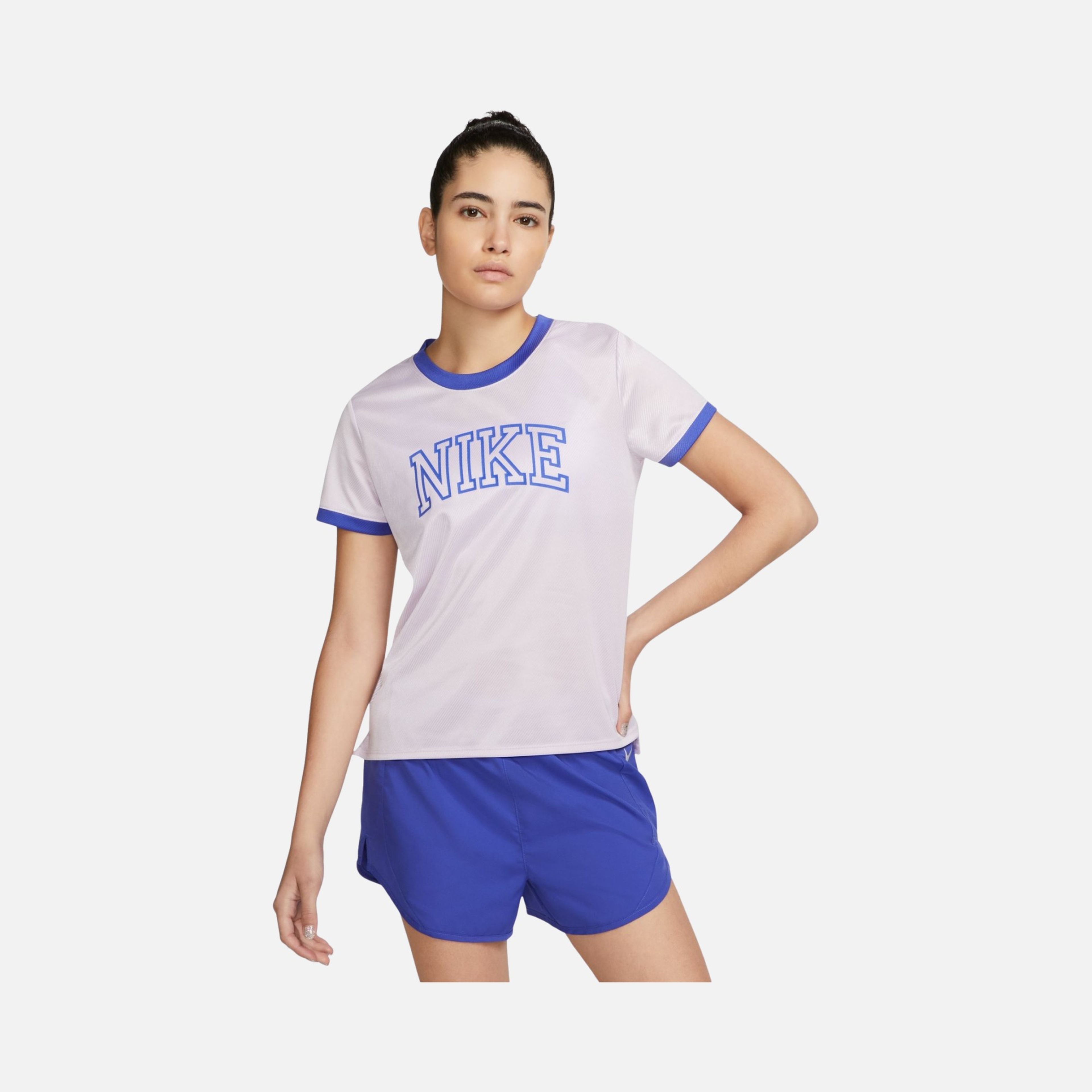 Nike Dri-Fit Swoosh Graphic Running Short-Sleeve Kadın Tişört