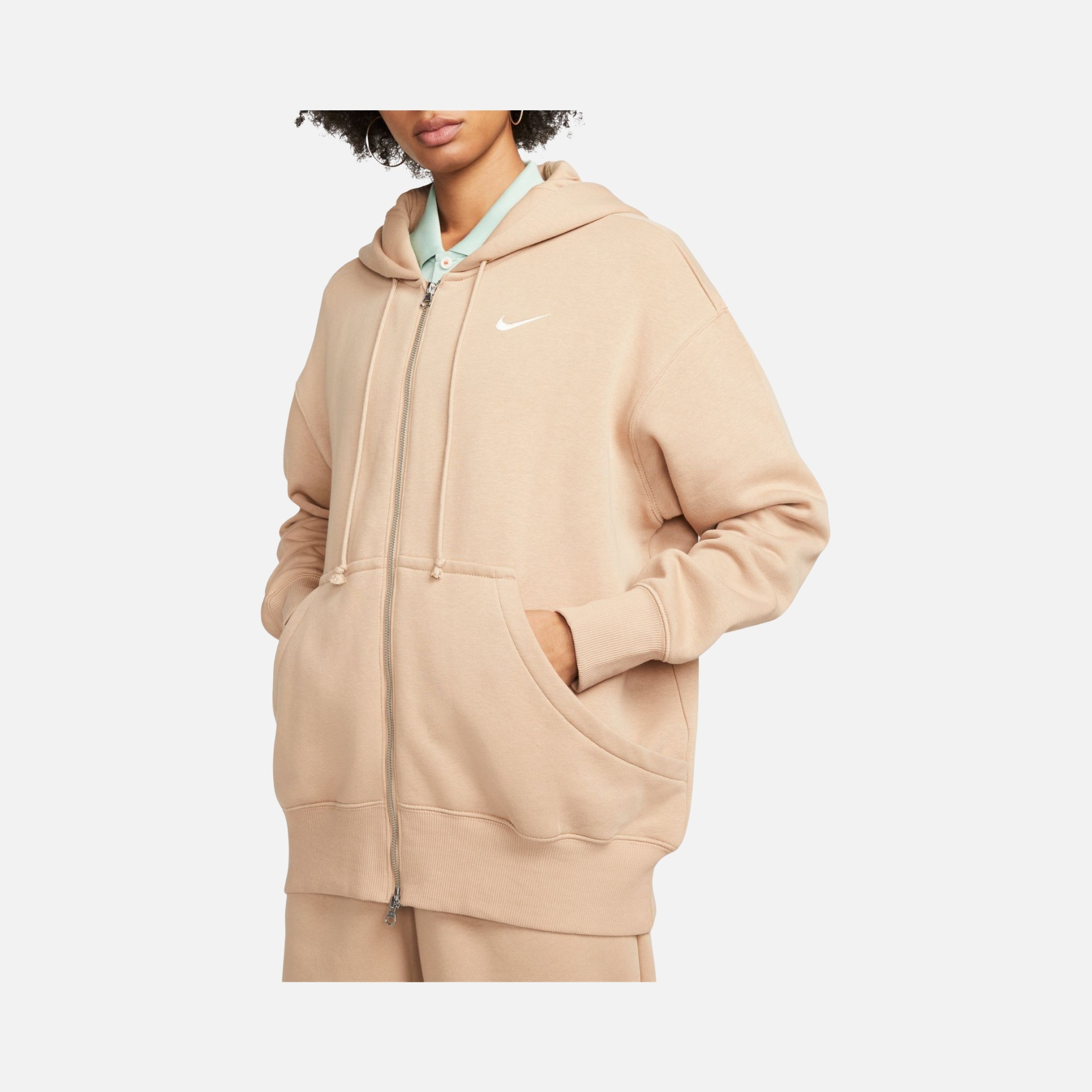 Nike Sportswear Phoenix Fleece Oversized Full-Zip Hoodie Kadın Sweatshirt