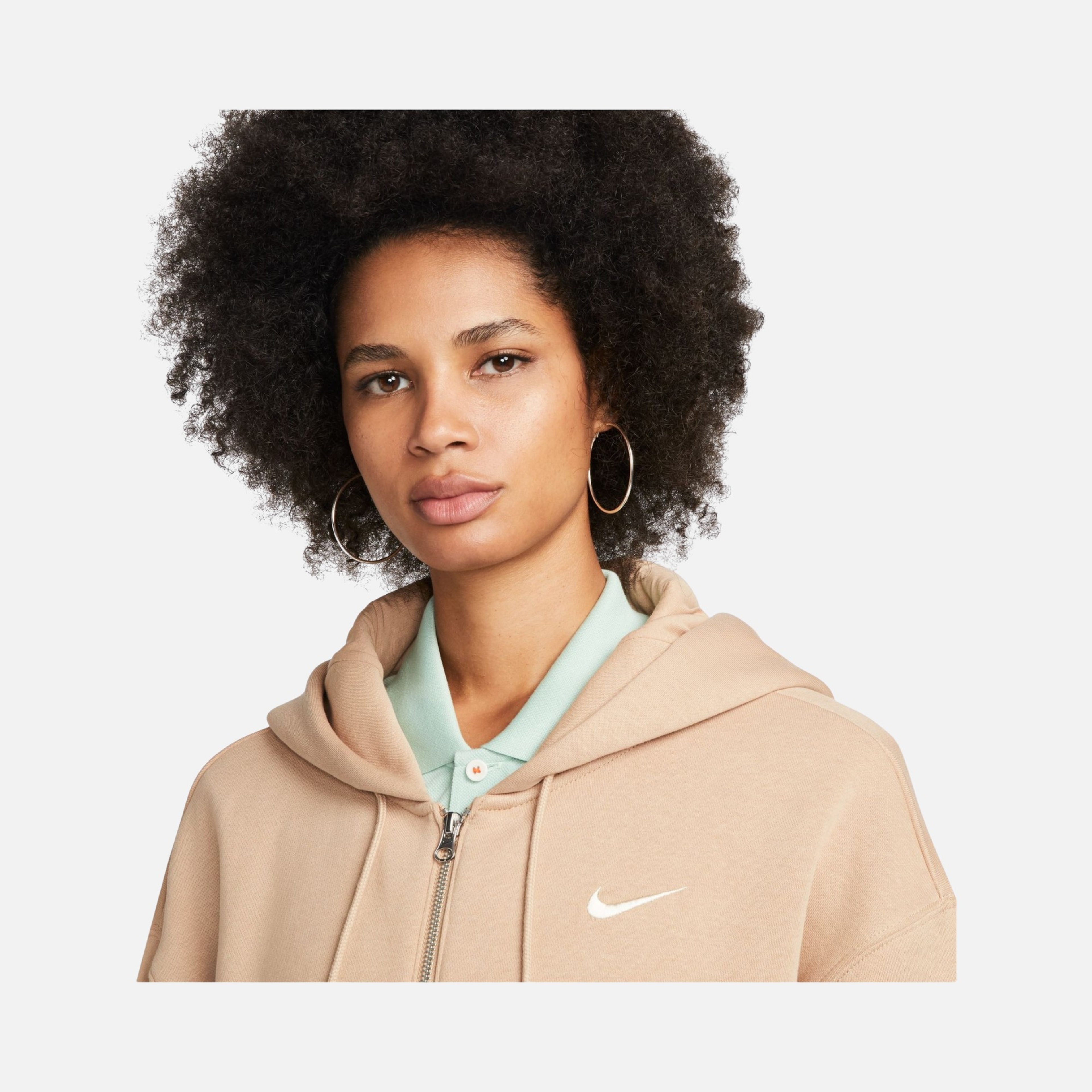 Nike Sportswear Phoenix Fleece Oversized Full-Zip Hoodie Kadın Sweatshirt