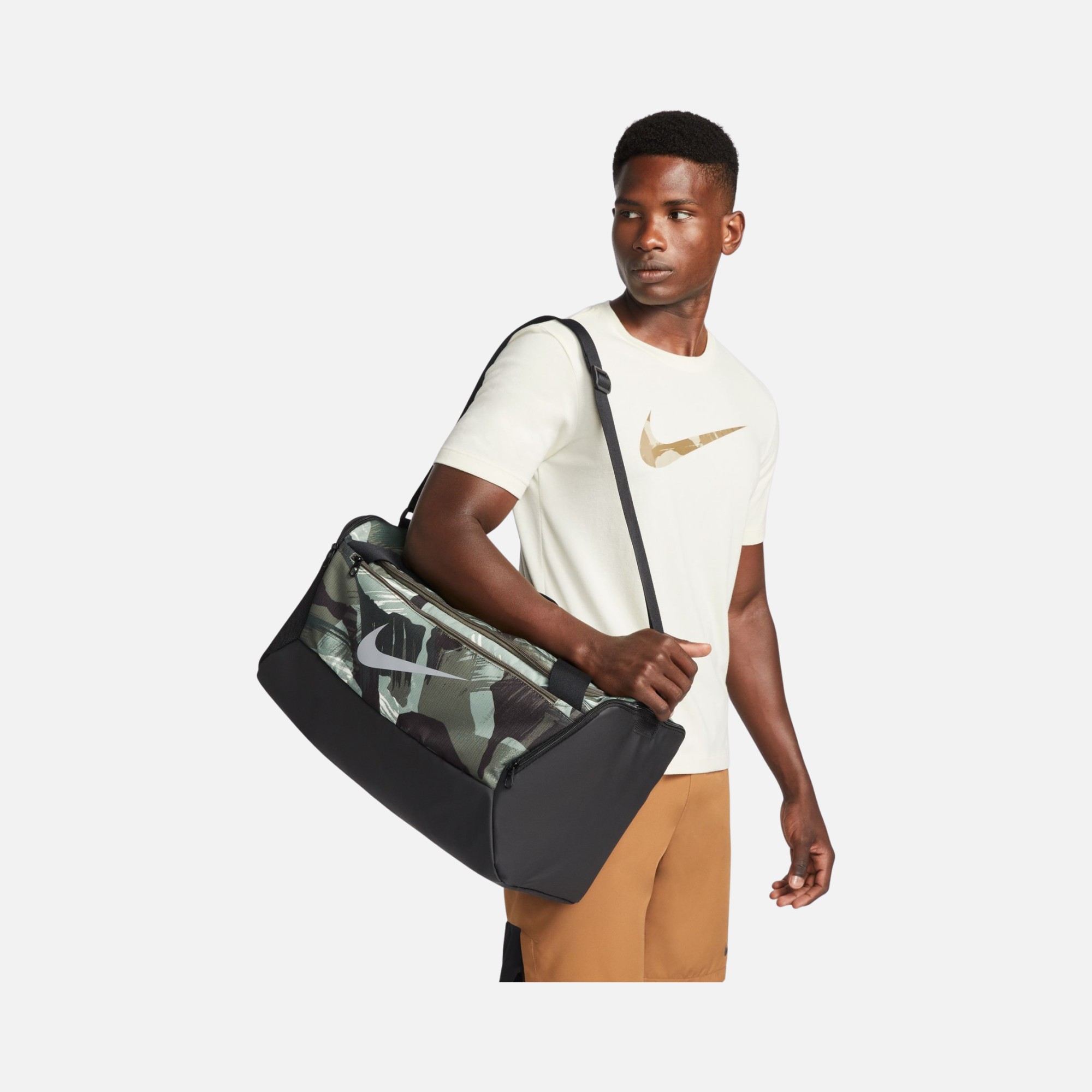 Nike Brasilia Printed Training Duffel (Small-41 L) Erkek Spor Çanta