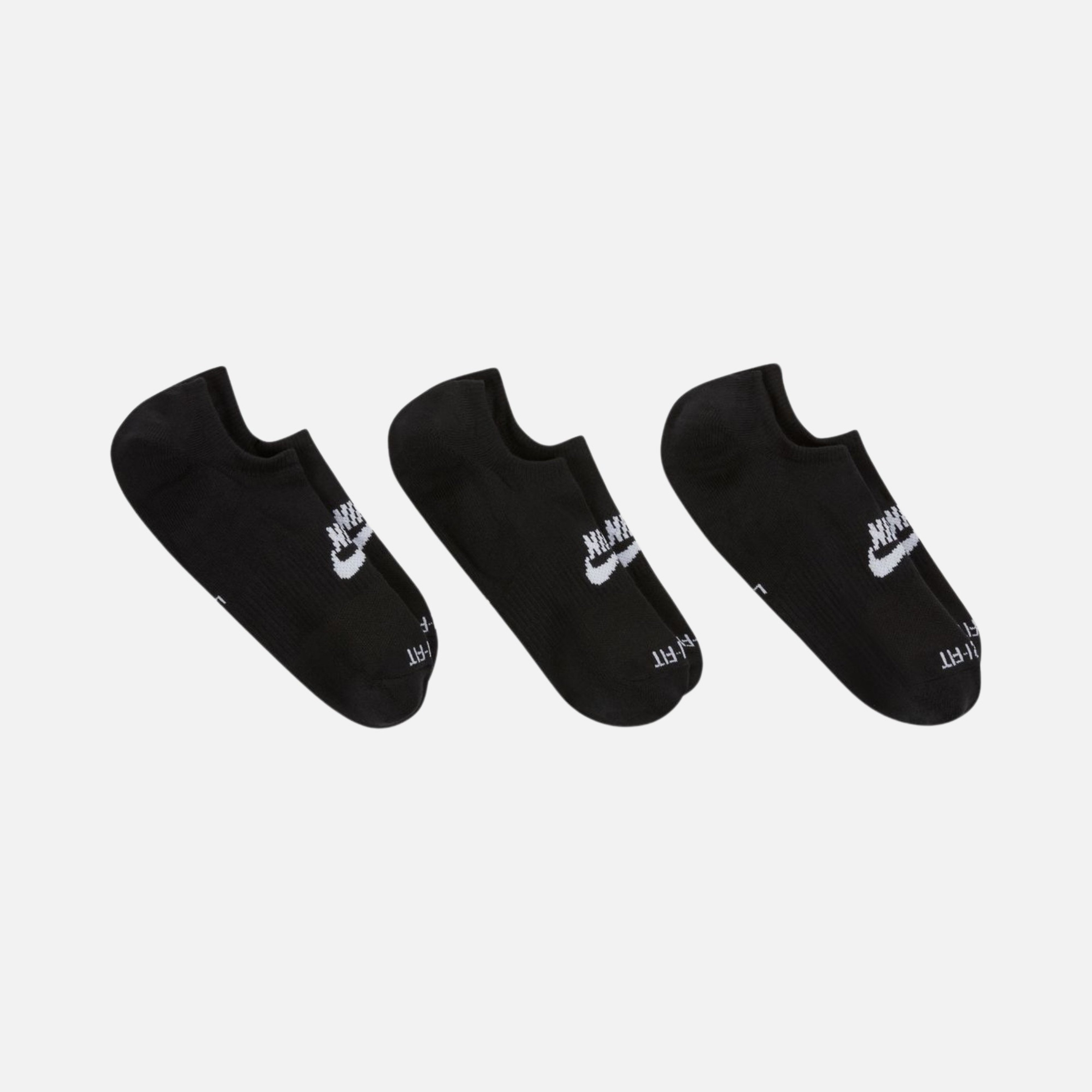 Nike Everyday Plus Cushioned No-Show (3 Pairs) Unisex Çorap