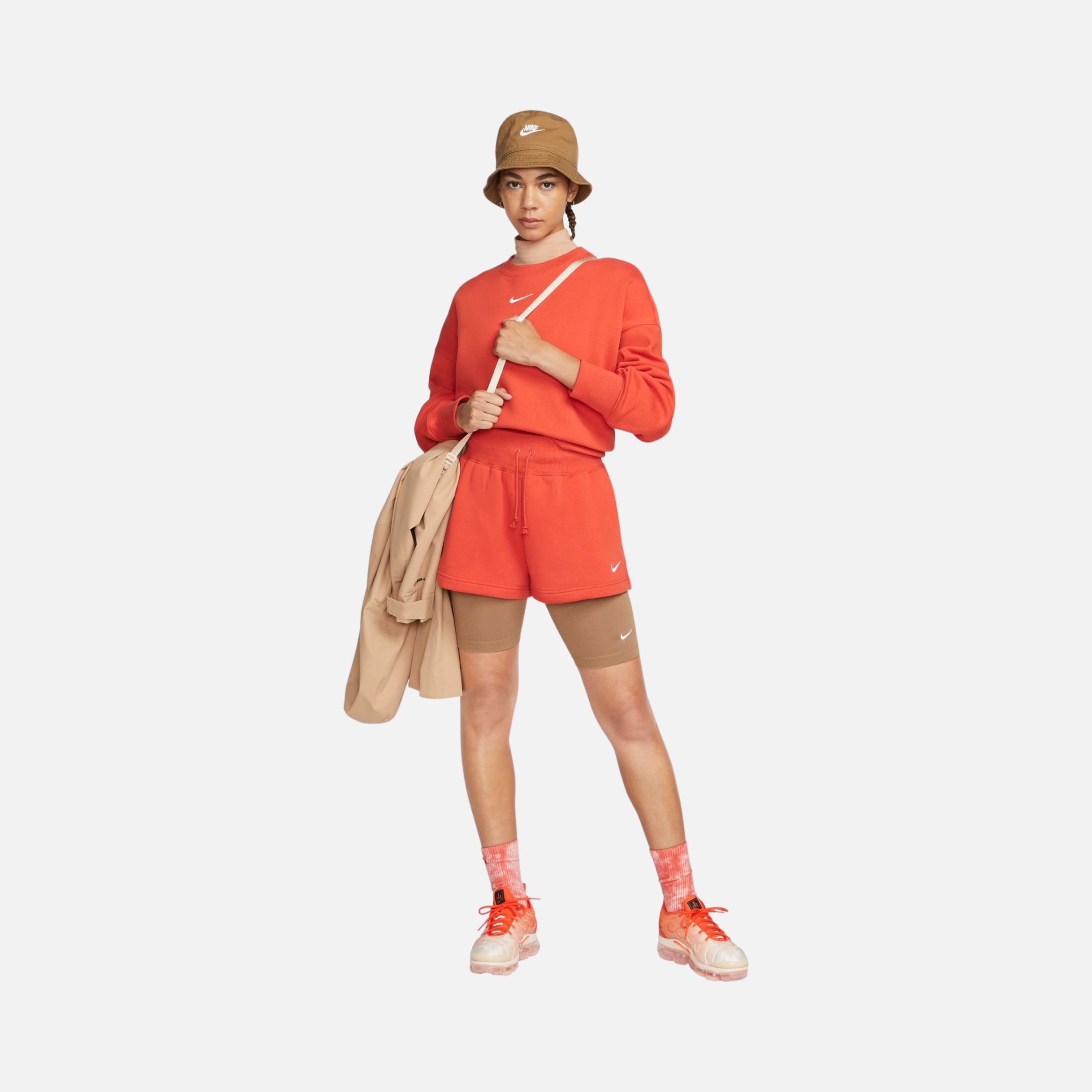 Nike Sportswear Phoenix Fleece High-Waisted Kadın Şort