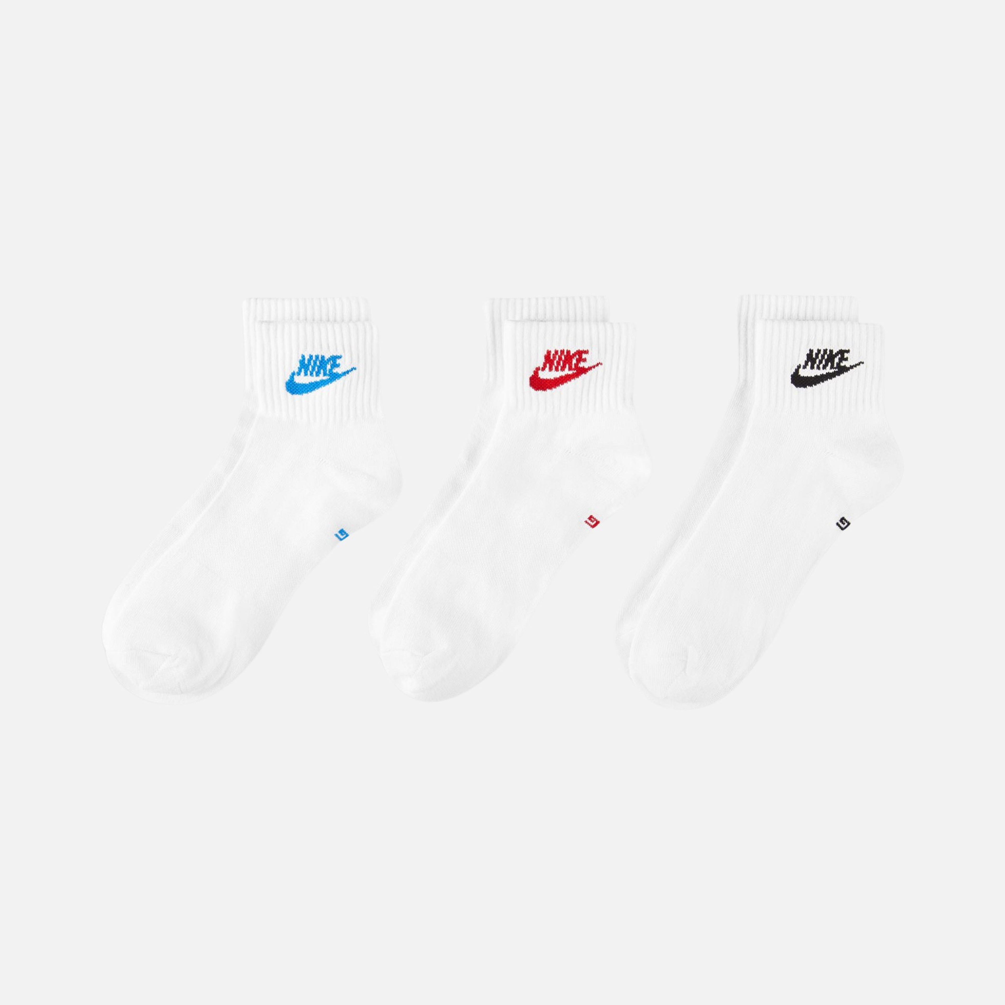 Nike Sportswear Everyday Essential Ankle FW23 (3 Pairs) Unisex Çorap