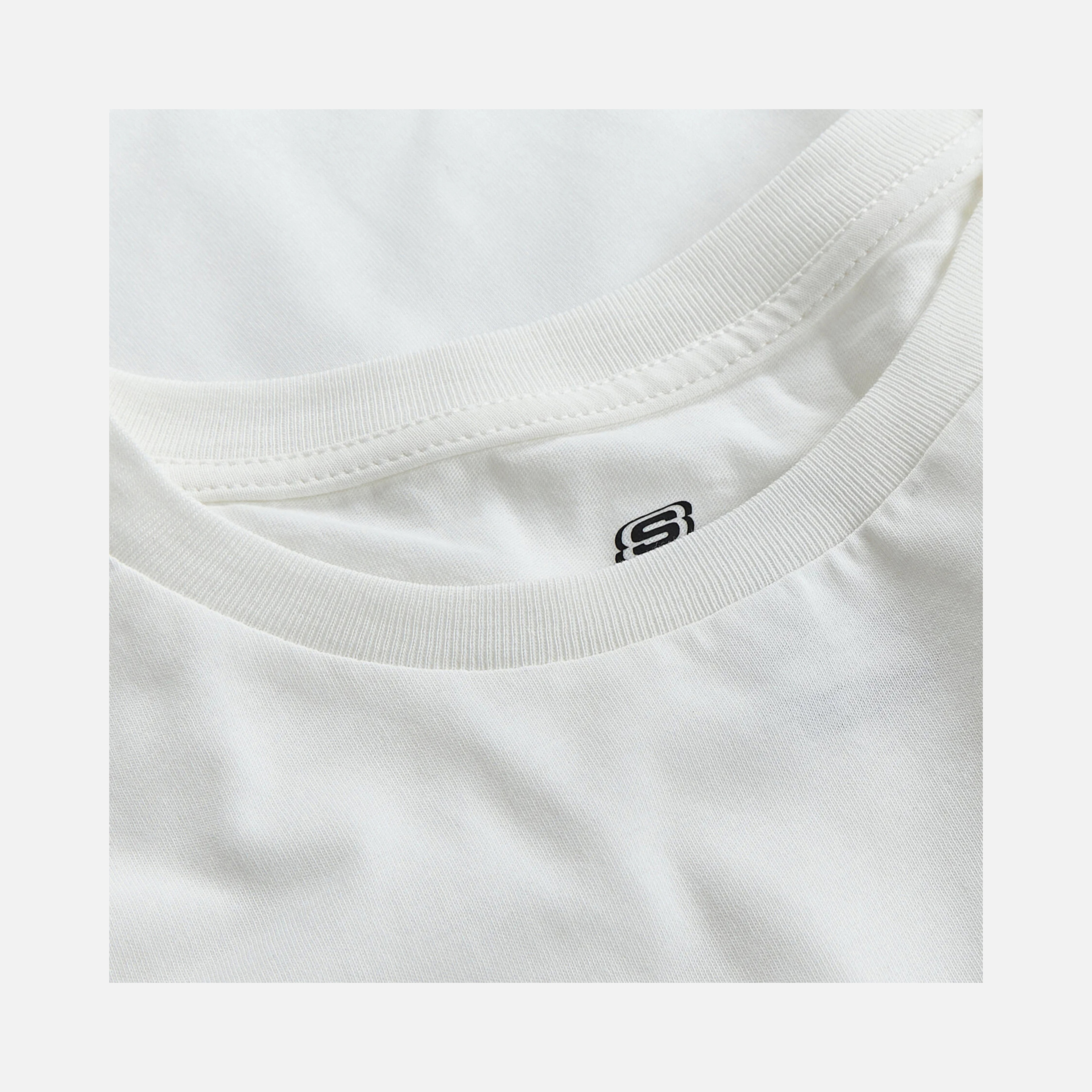 Skechers Sportswear New Basics Round Collar Short-Sleeve Kadın Tişört