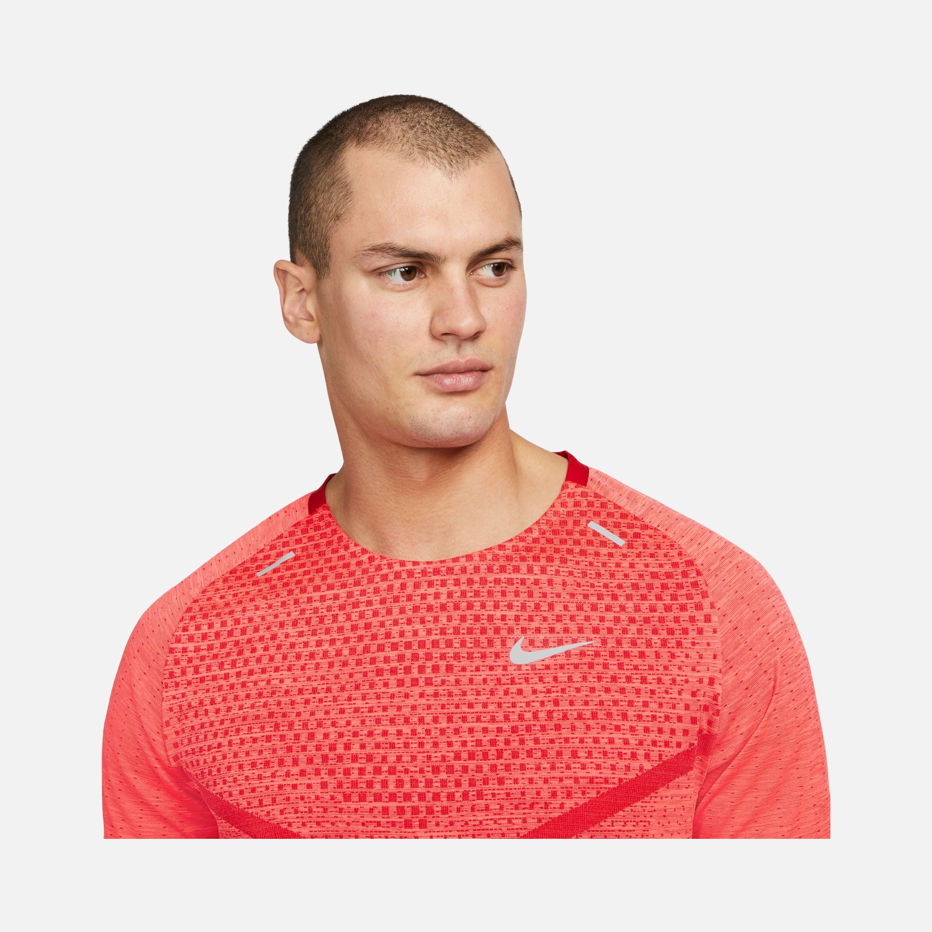 Nike Dri-Fit ADV TechKnit Ultra Running Short-Sleeve Erkek Tişört