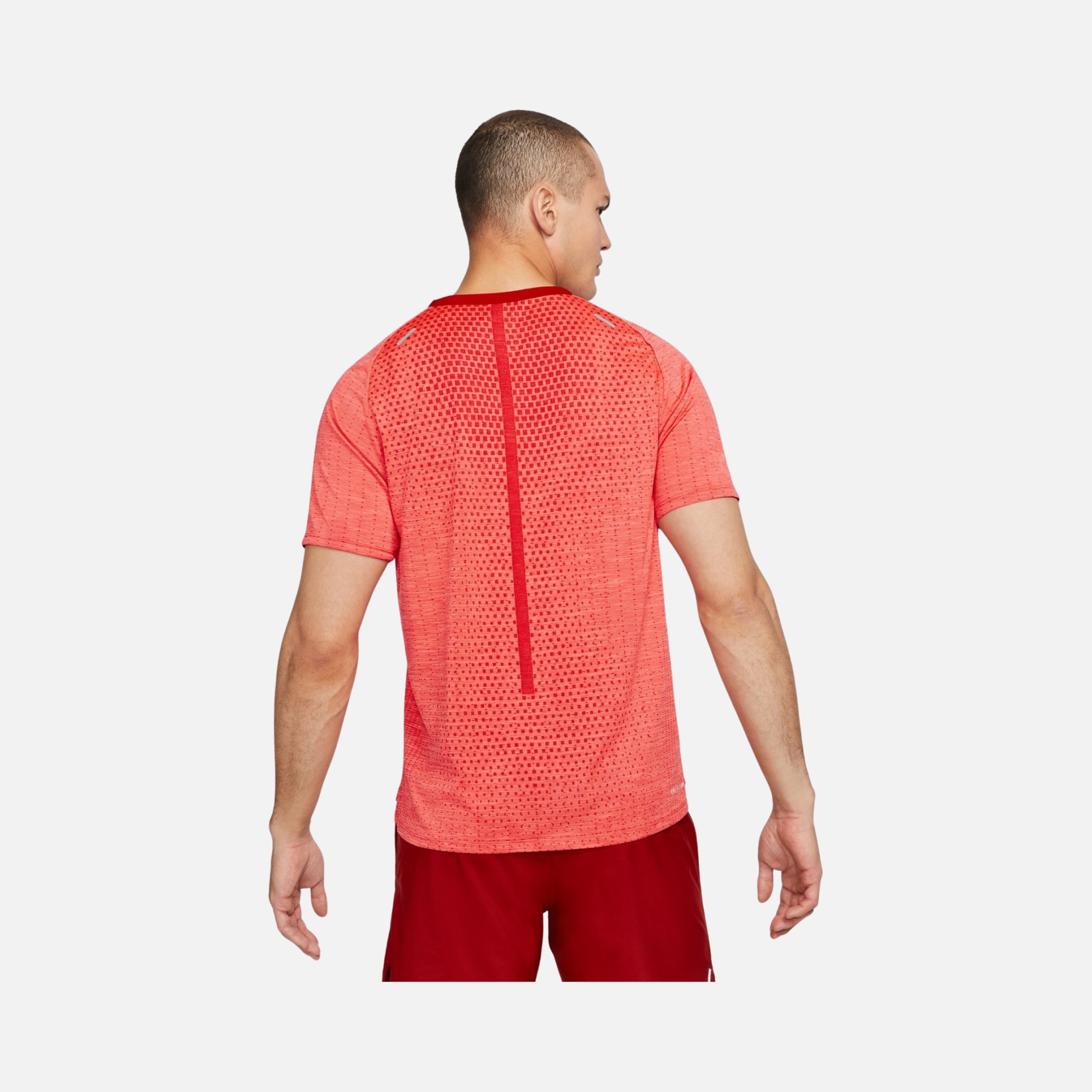 Nike Dri-Fit ADV TechKnit Ultra Running Short-Sleeve Erkek Tişört