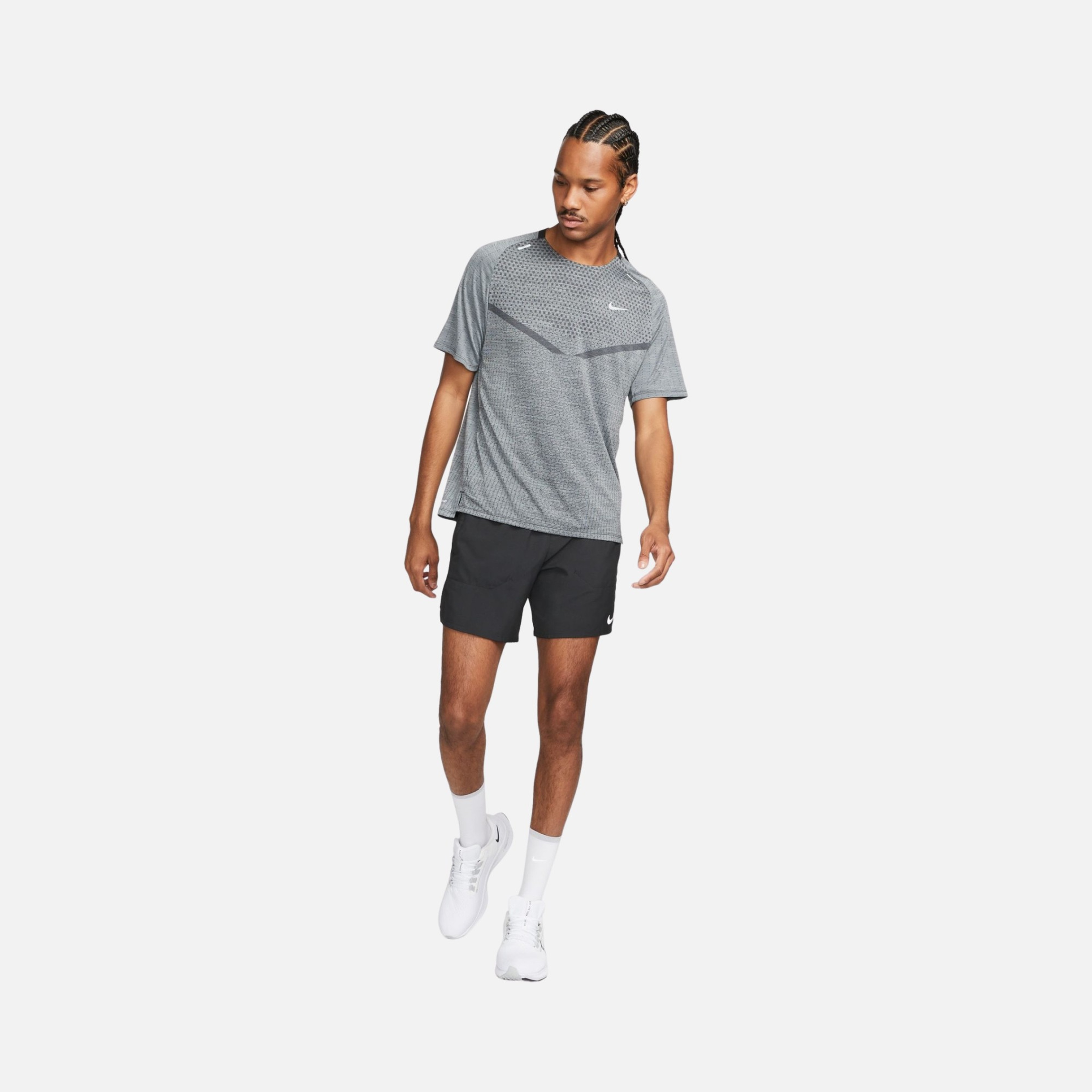 Nike Dri-Fit ADV TechKnit Ultra Running Short-Sleeve Erkek Tişört