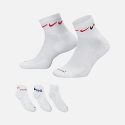 Nike Everyday Plus Cushioned Training Ankle FW22 (3 Pairs) Unisex Çorap