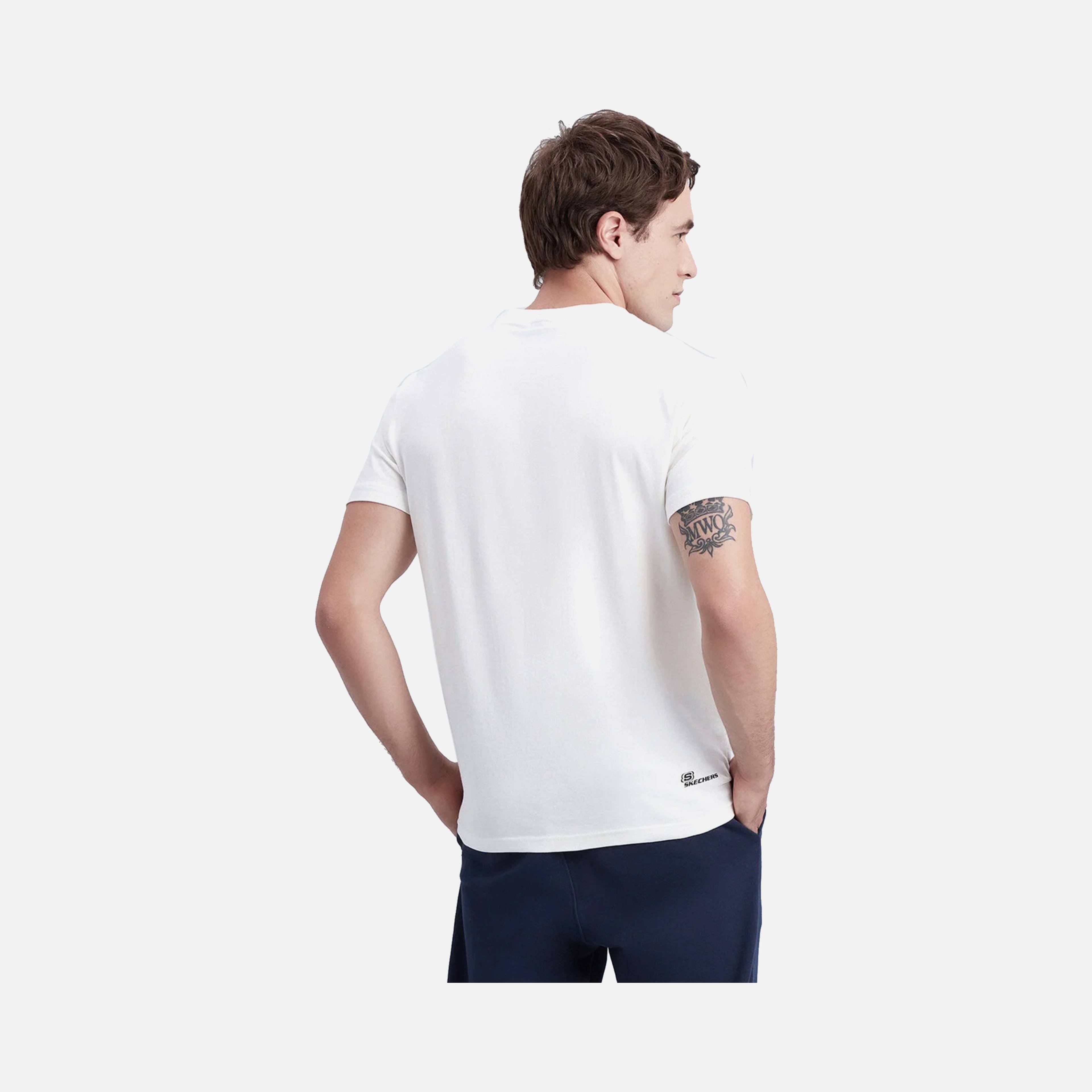 Skechers New Basics Crew Neck Short-Sleeve Erkek Tişört