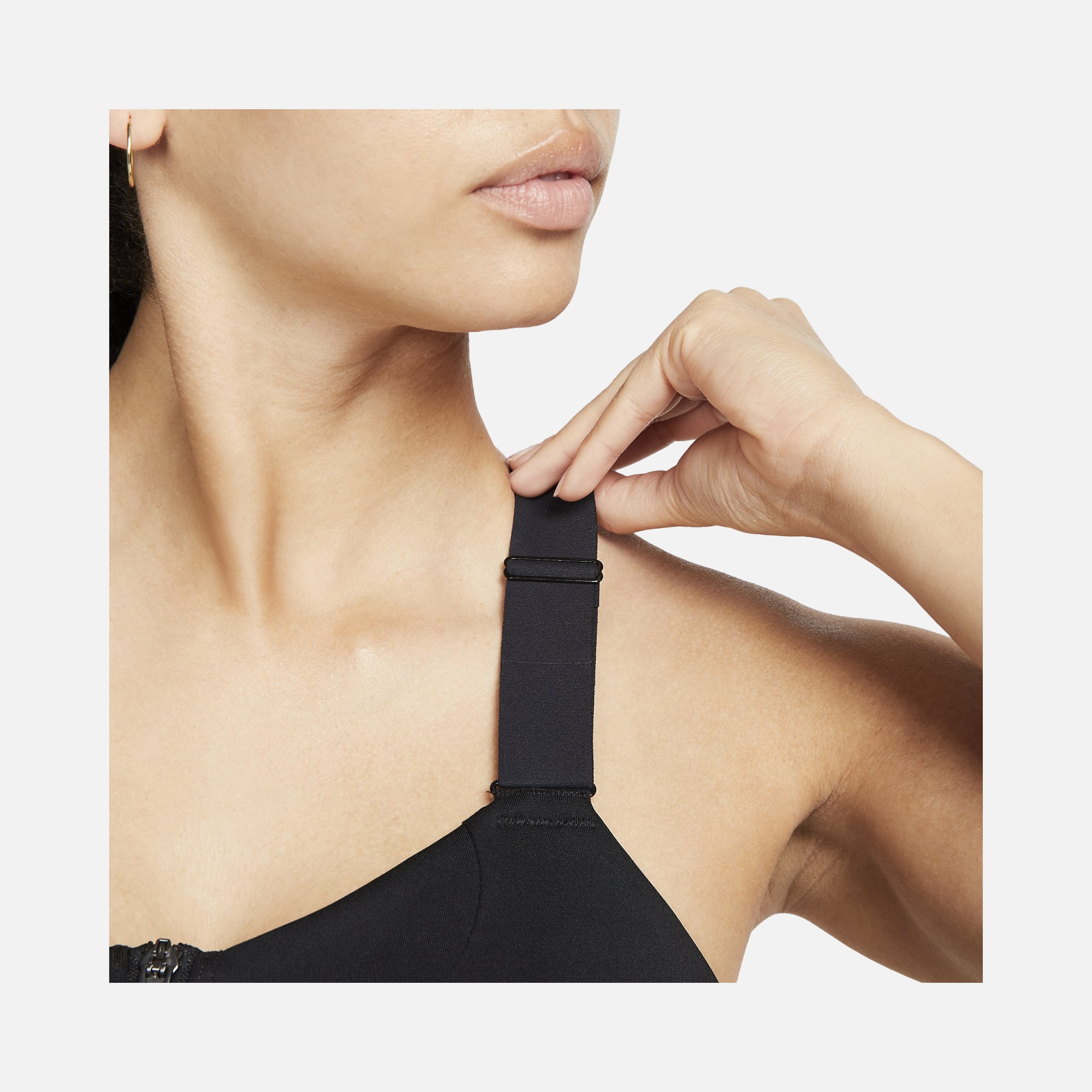 Nike Dri-Fit Alpha High-Support Padded Zip Training Kadın Bra