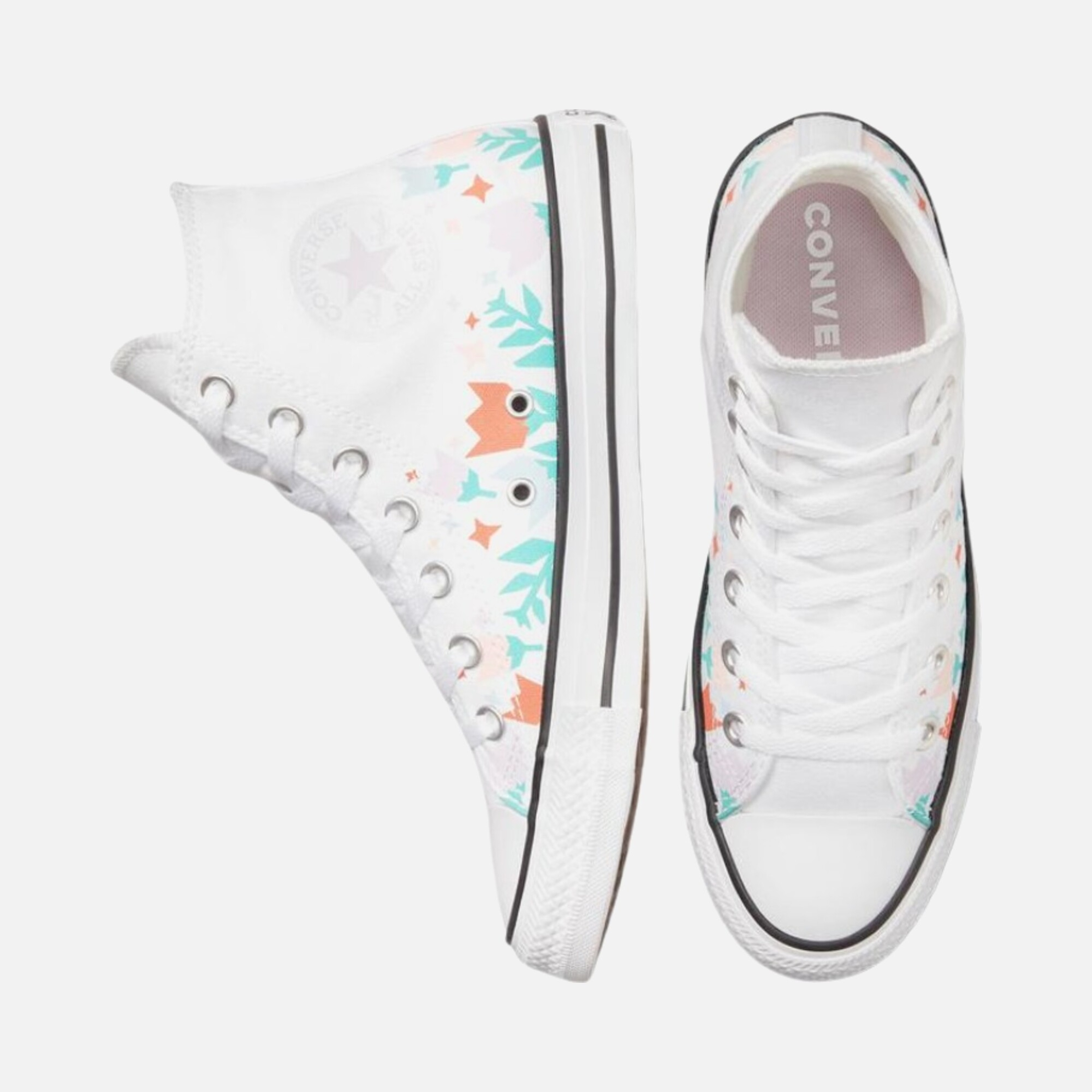 Converse Chuck Taylor All Star Crafted Florals Mid Kadın Spor Ayakkabı