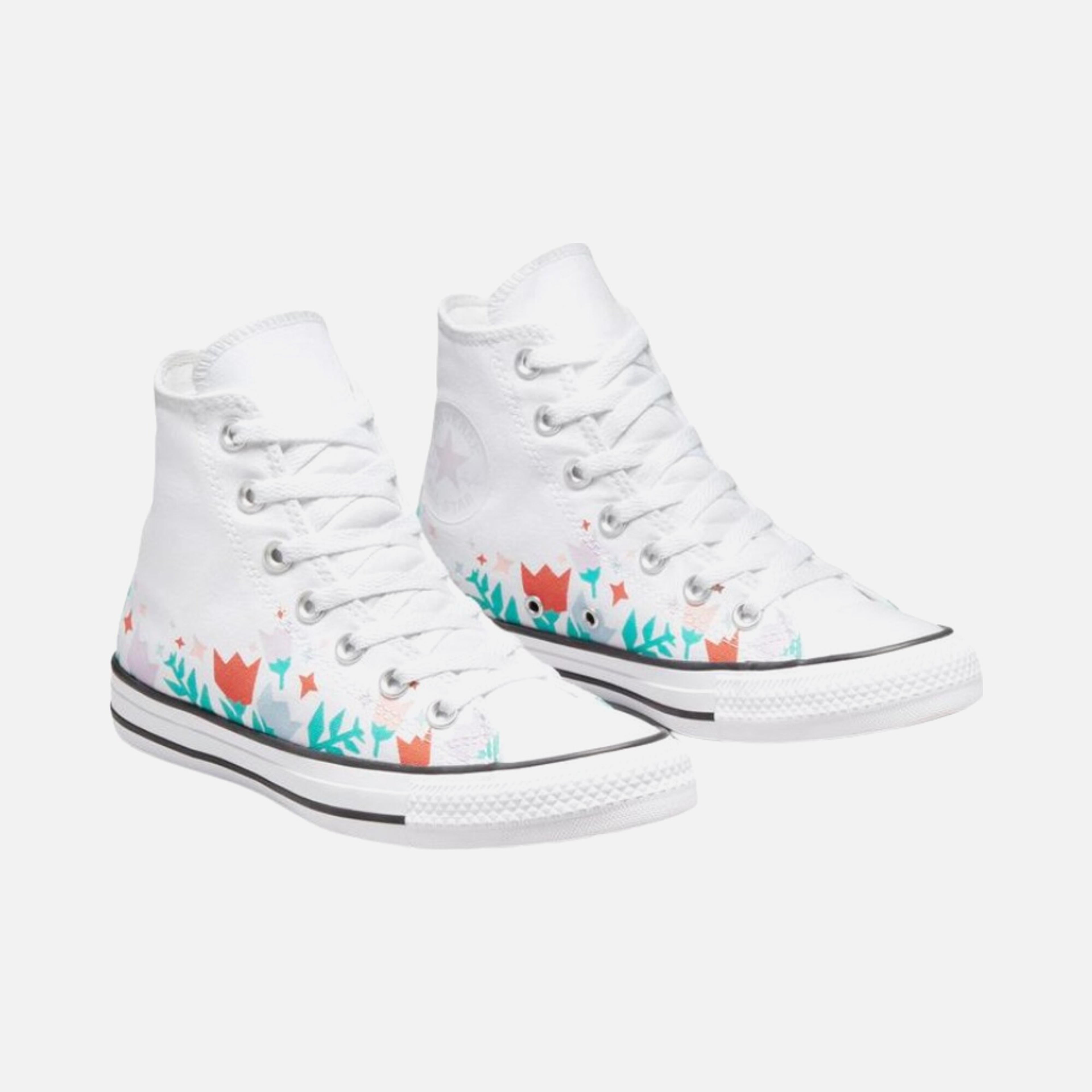 Converse Chuck Taylor All Star Crafted Florals Mid Kadın Spor Ayakkabı