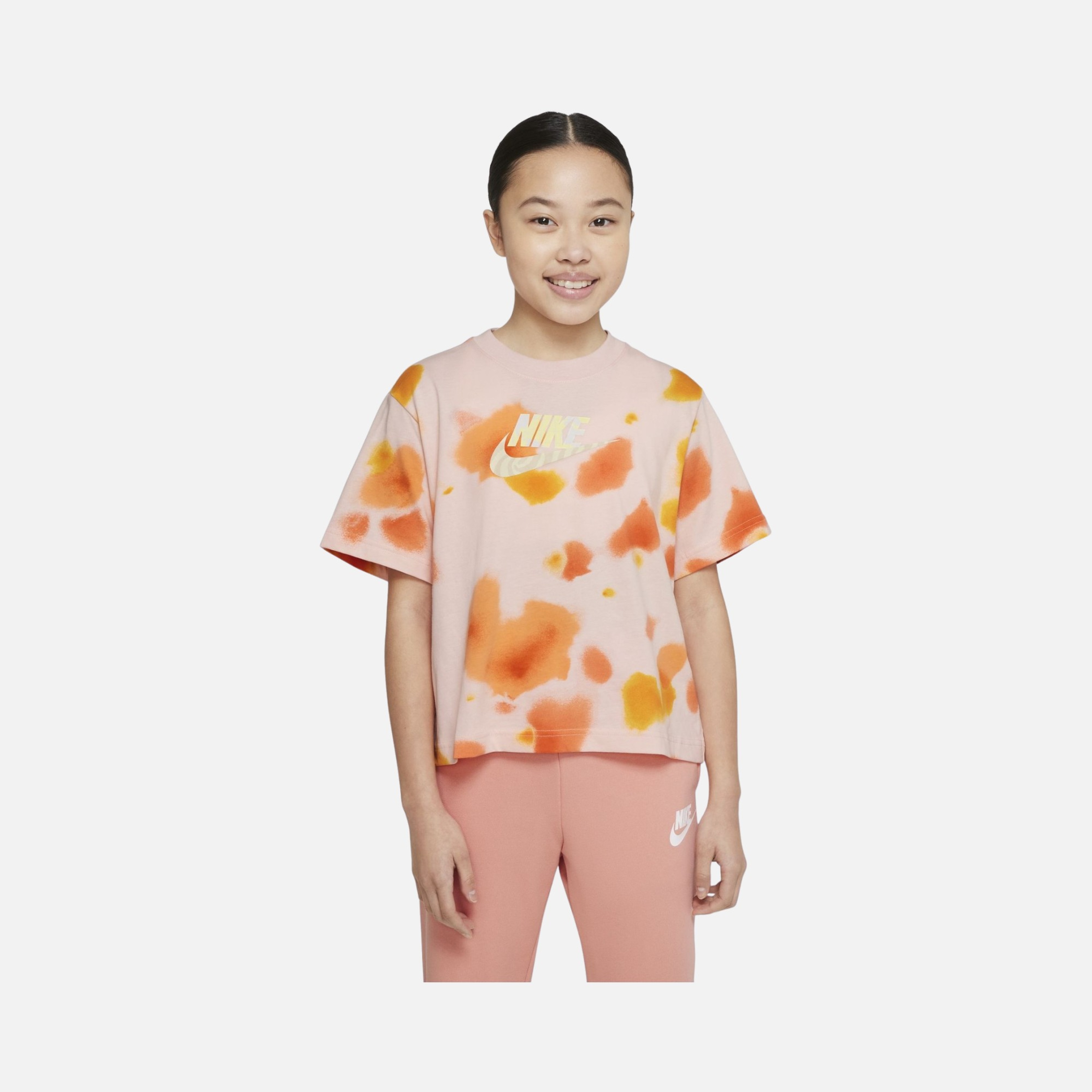 Nike Sportswear Festival Boxy Short-Sleeve (Girls') Çocuk Tişört