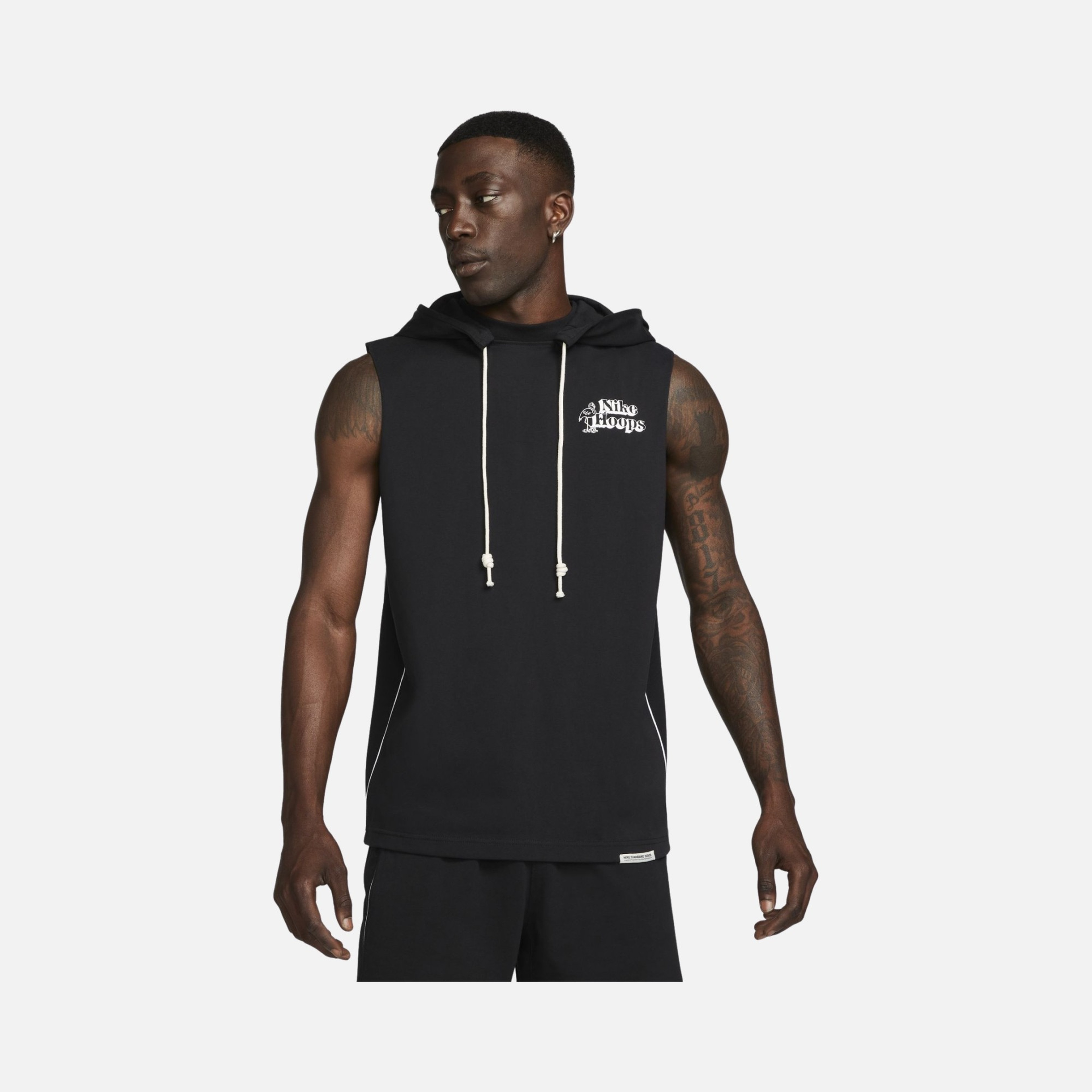 Nike Dri-Fit Standard Issue Cutoff Fleece Sleeveless Hoodie Erkek Sweatshirt