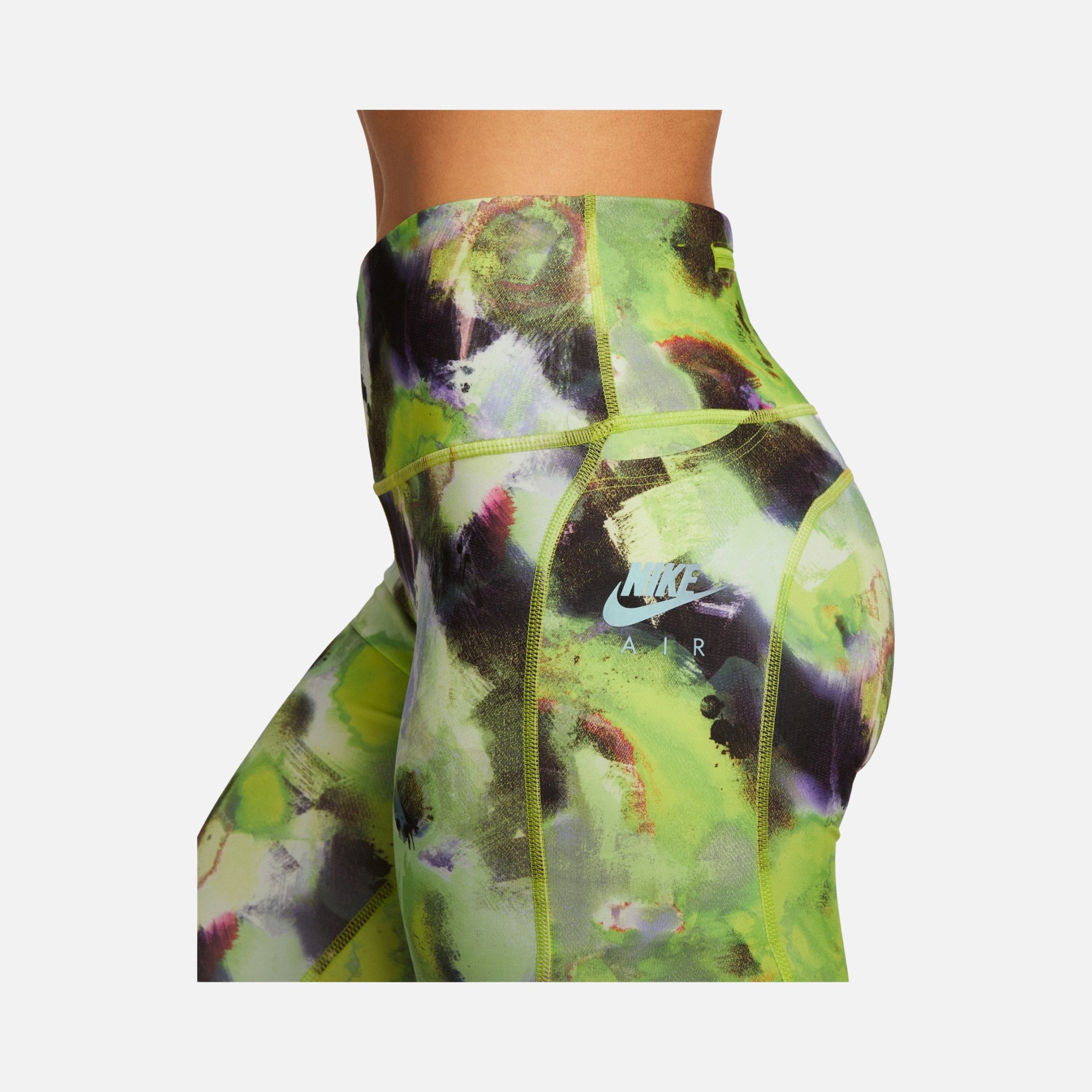 Nike Air Dri-Fit 7/8-Length Mid-Rise Running Kadın Tayt