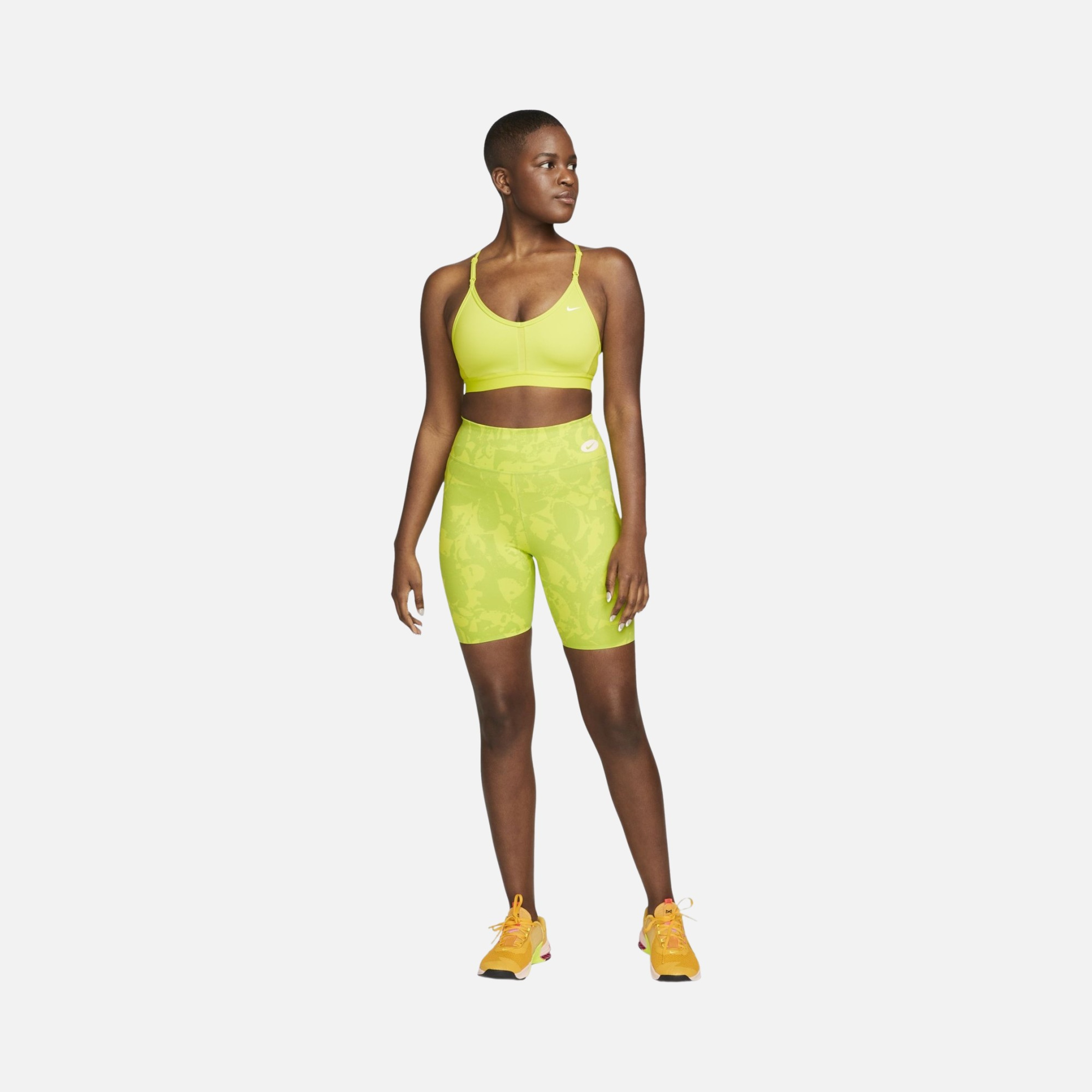 Nike Dri-Fit Indy V Neck Light-Support Sports Training Kadın Bra