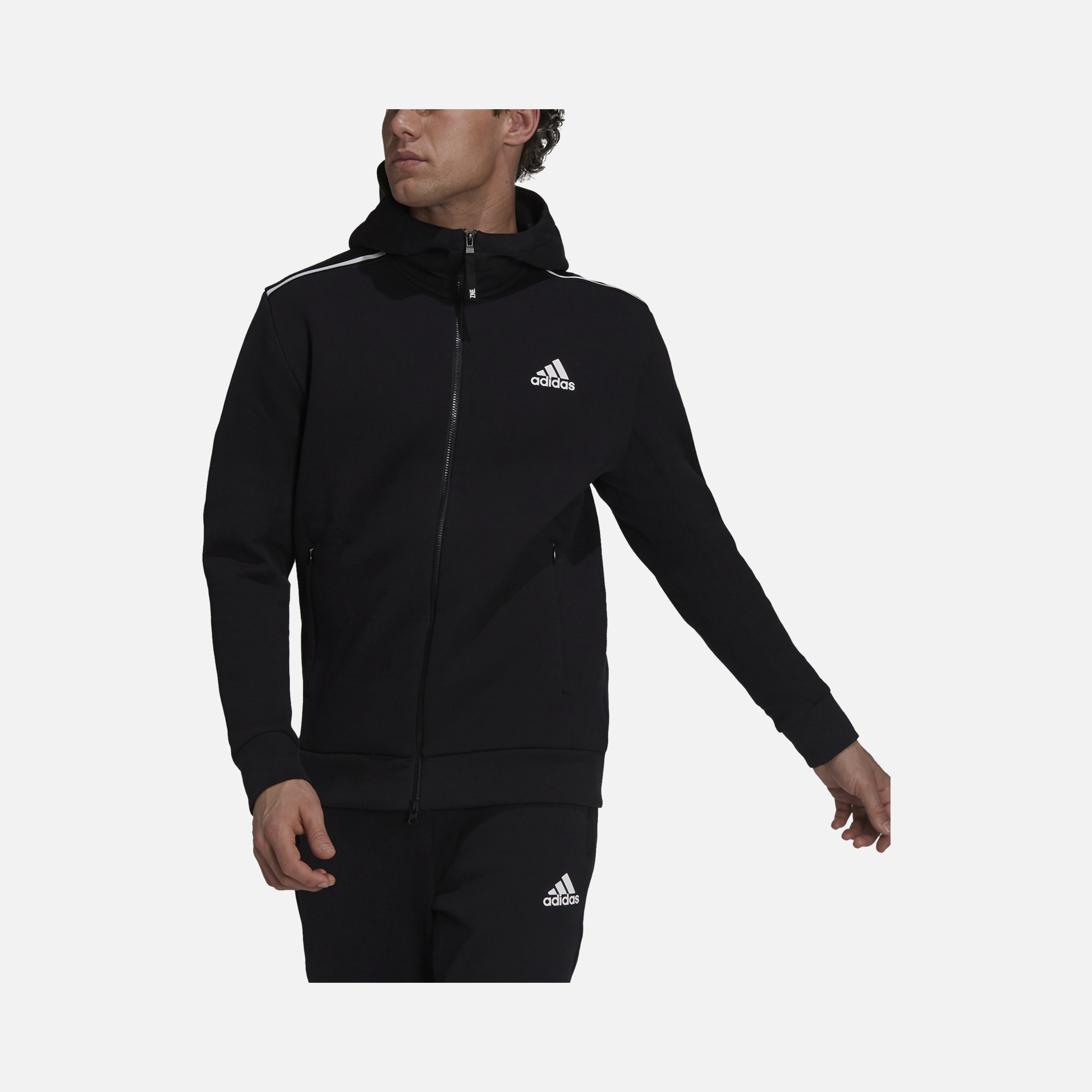 adidas Z.N.E. Sportswear Full-Zip CO Hoodie Erkek Sweatshirt