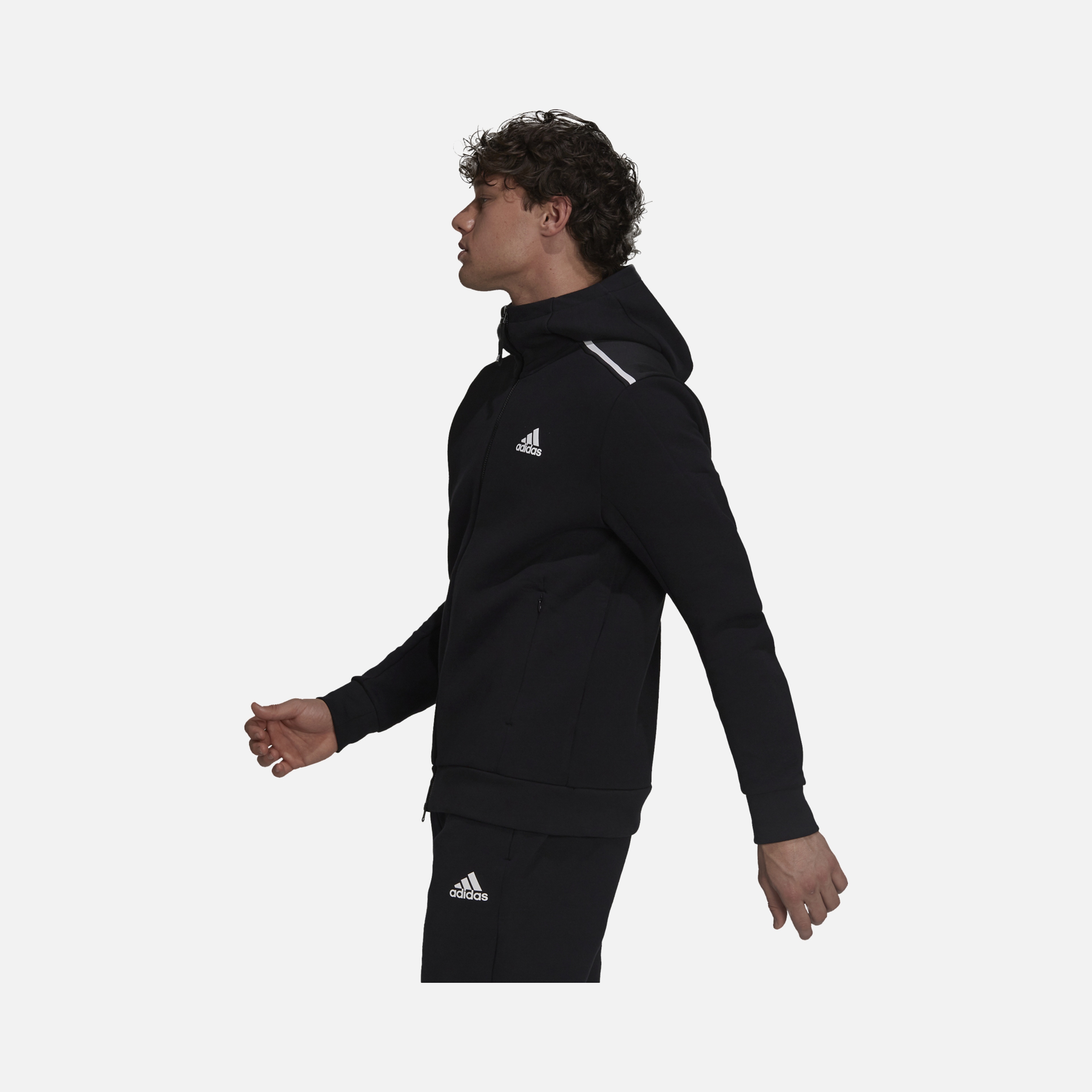 adidas Z.N.E. Sportswear Full-Zip CO Hoodie Erkek Sweatshirt