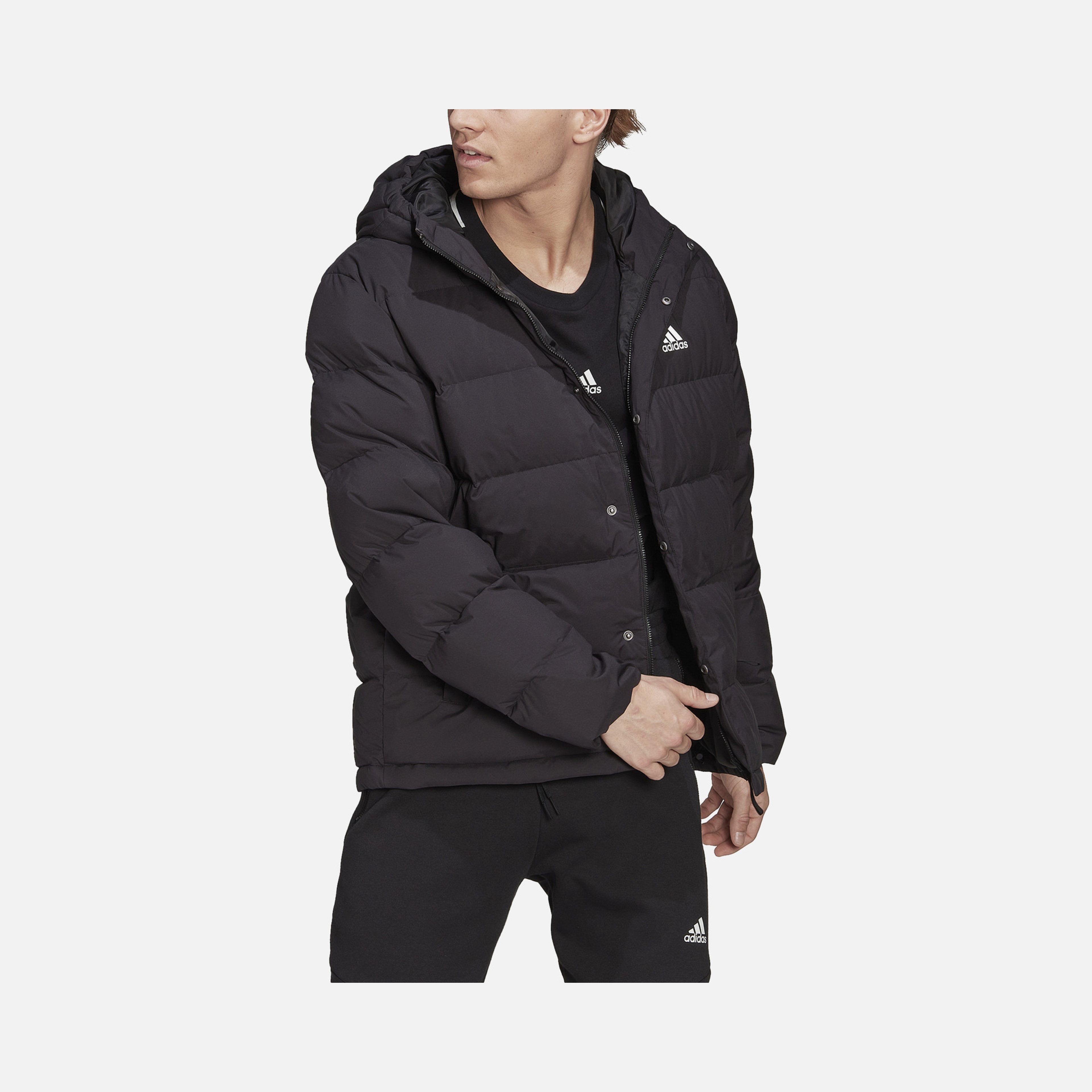 adidas Sportswear Helionic 600 Down Full-Zip Hoodie Erkek Mont