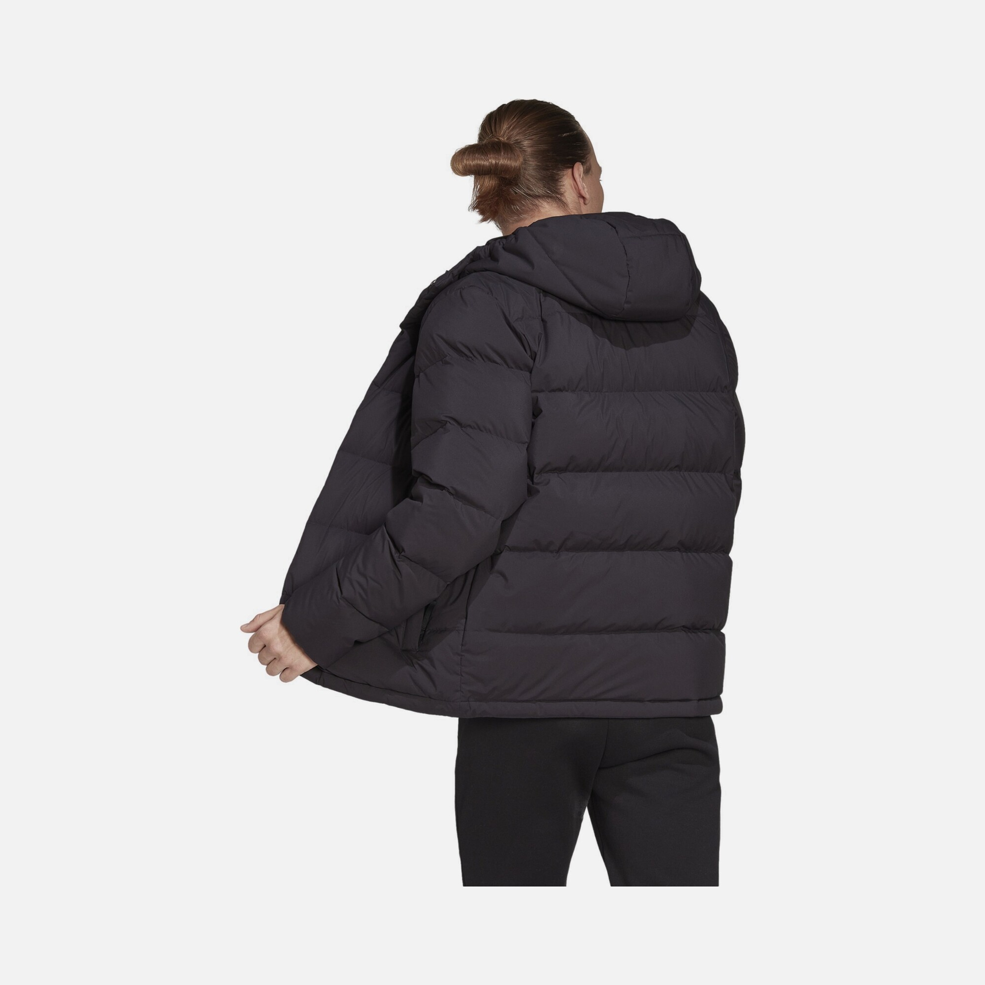 adidas Sportswear Helionic 600 Down Full-Zip Hoodie Erkek Mont