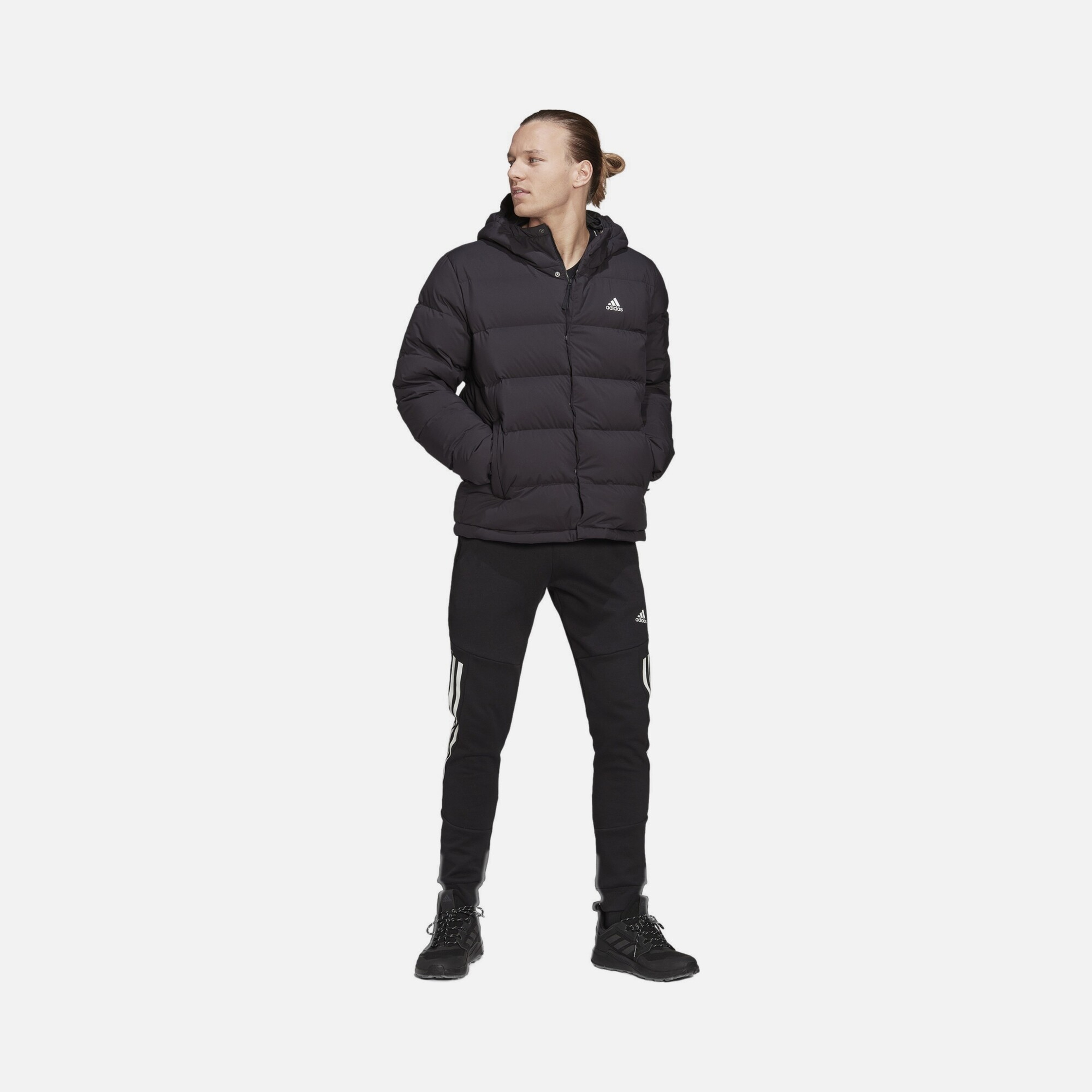 adidas Sportswear Helionic 600 Down Full-Zip Hoodie Erkek Mont