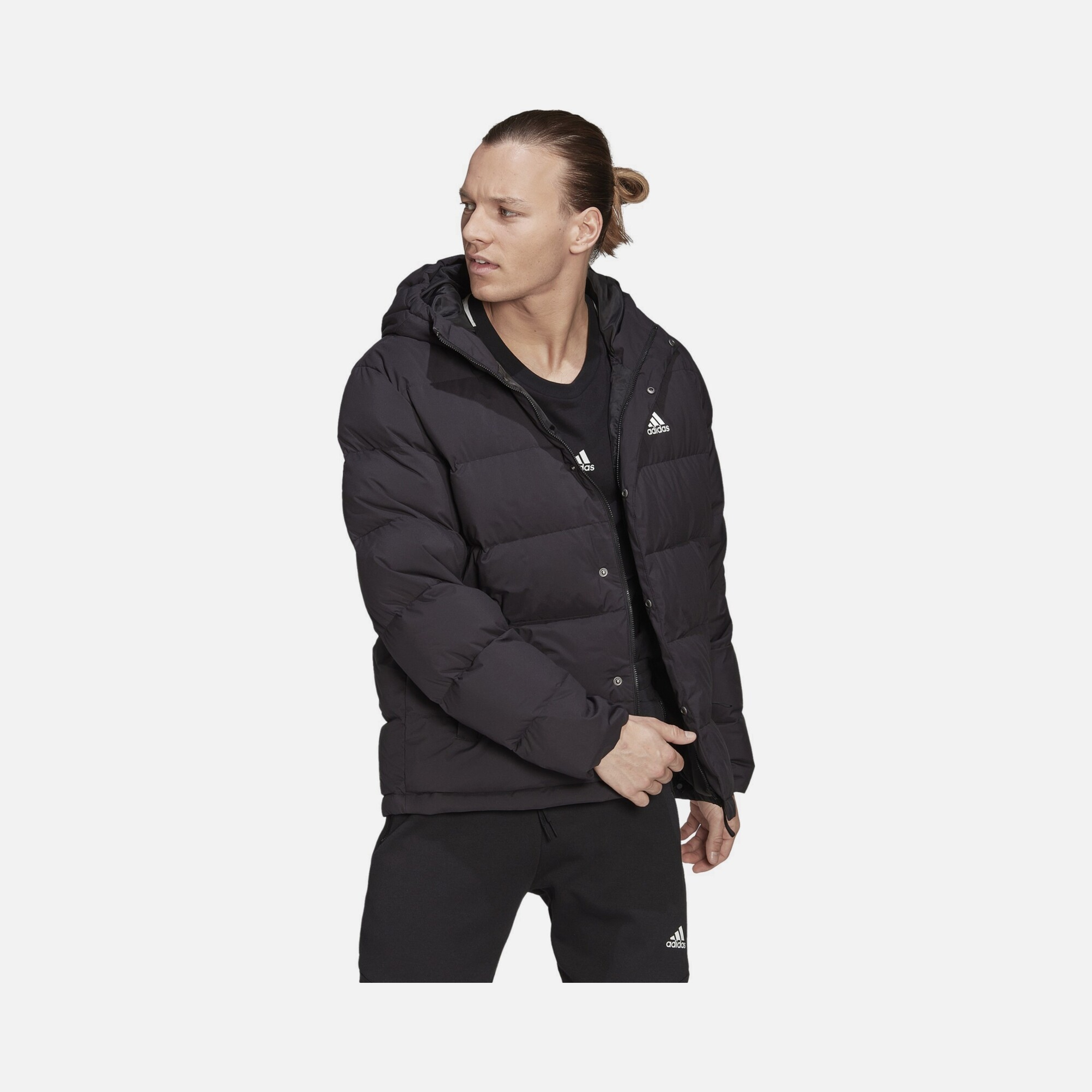 adidas Sportswear Helionic 600 Down Full-Zip Hoodie Erkek Mont