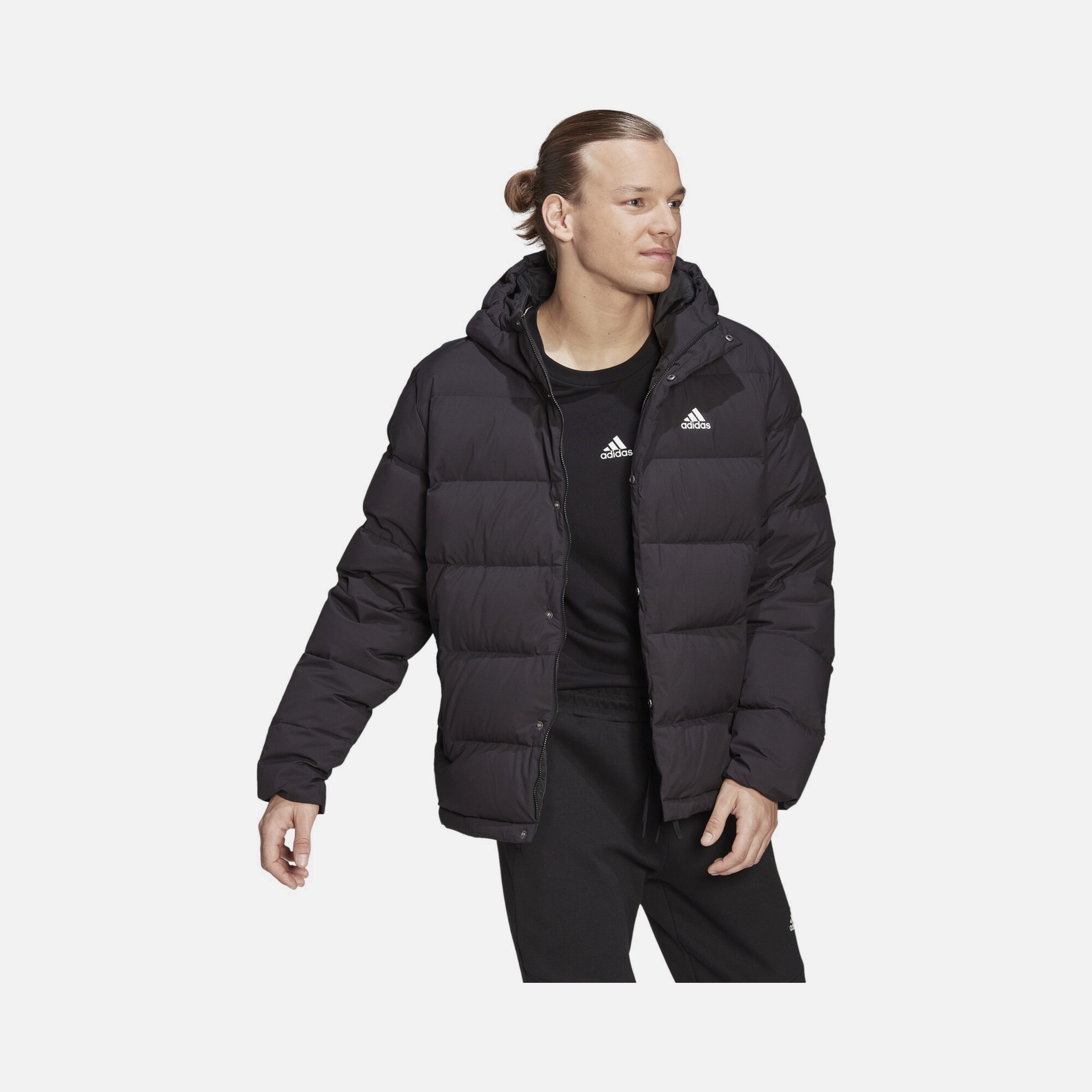 adidas Sportswear Helionic 600 Down Full-Zip Hoodie Erkek Mont