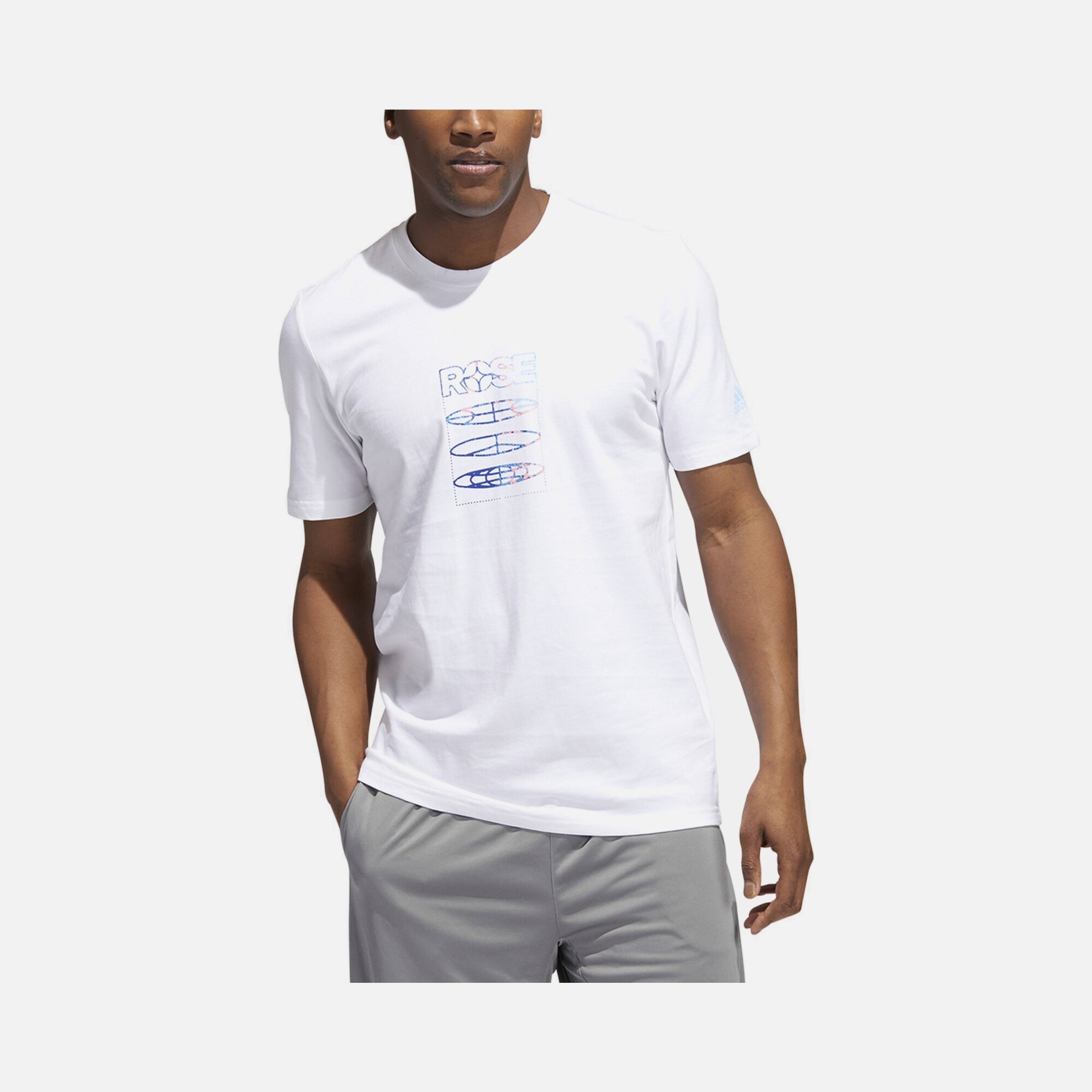 adidas Rose Basketball Short-Sleeve Erkek Tişört