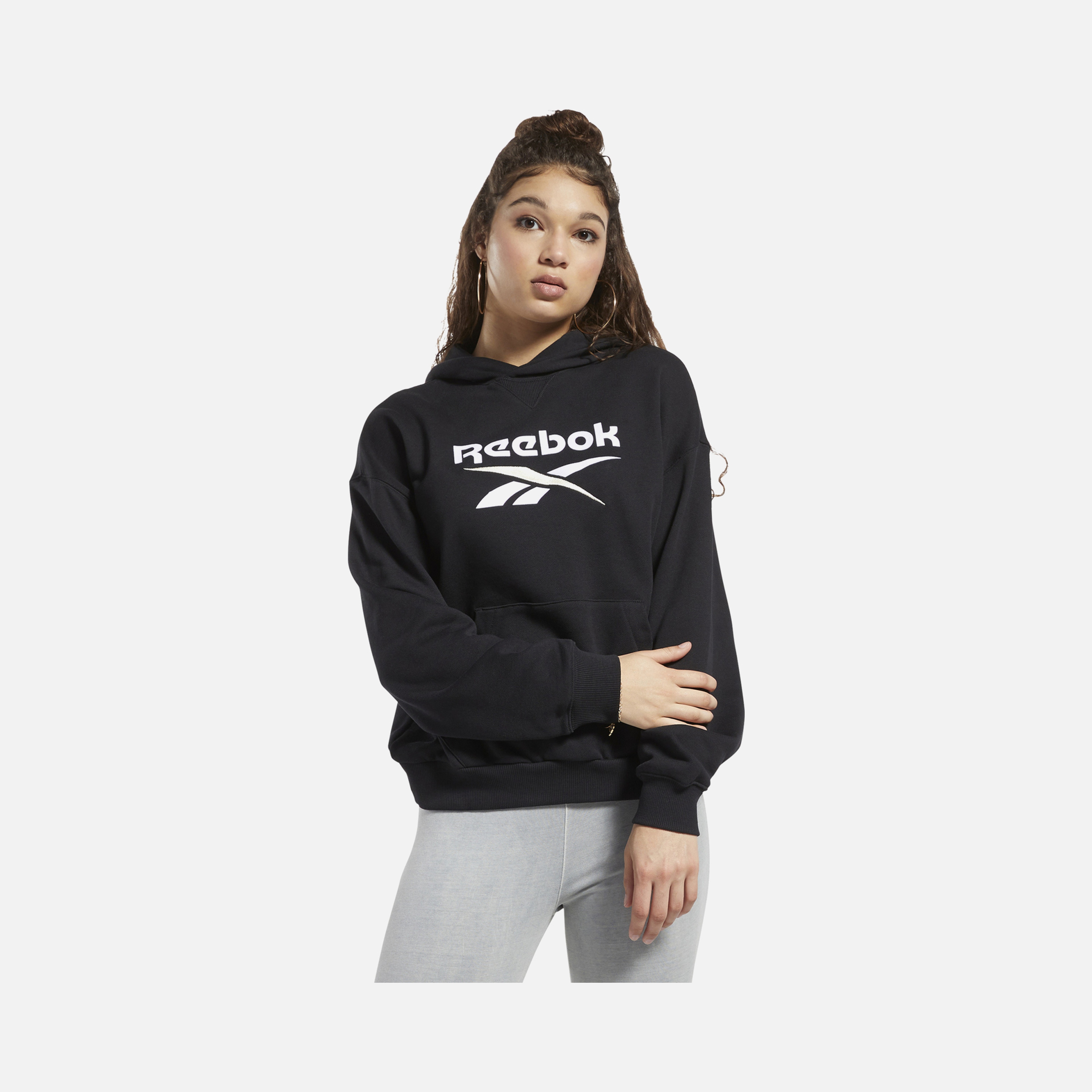 Reebok Classic Big Logo Graphic Hoodie Kadın Sweatshirt