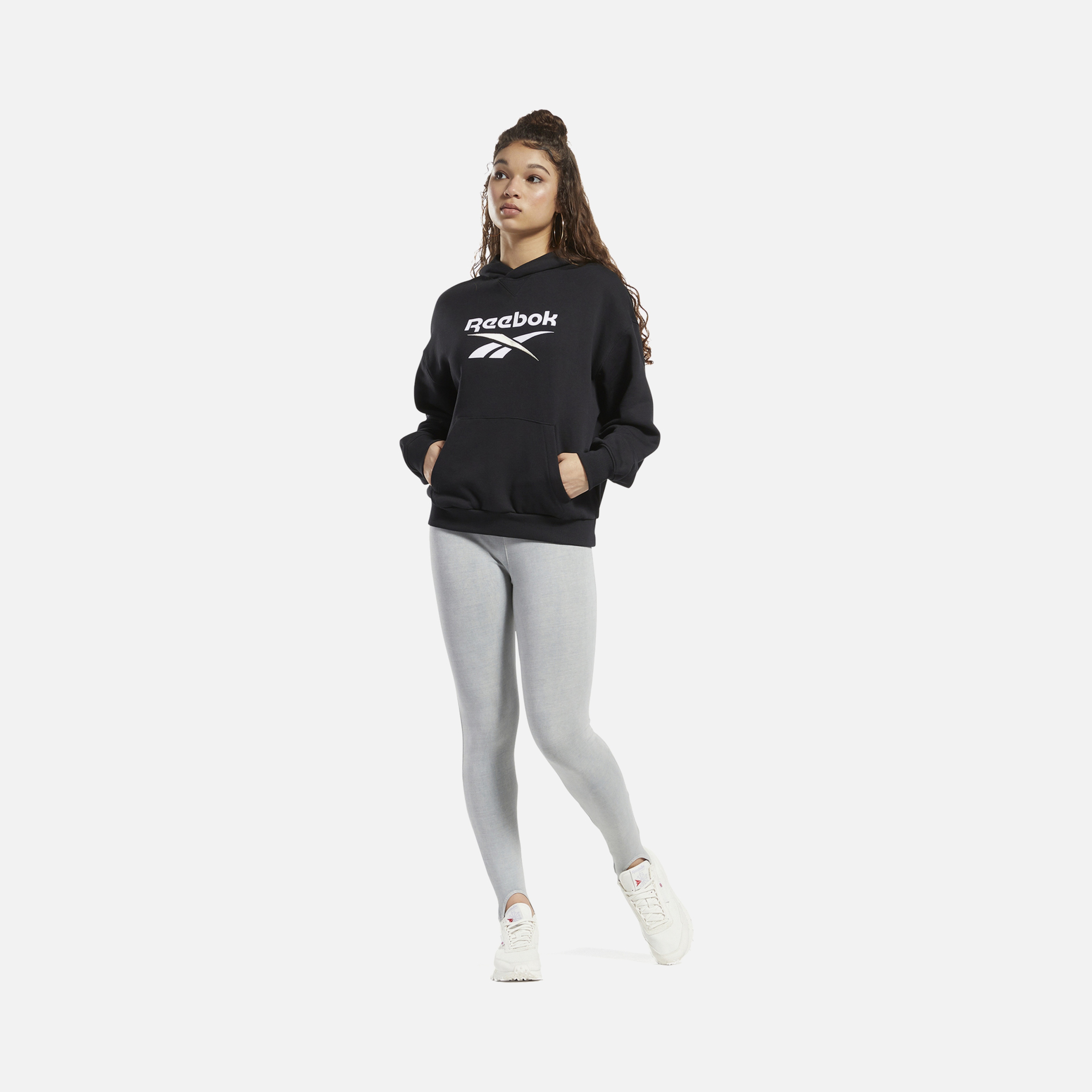 Reebok Classic Big Logo Graphic Hoodie Kadın Sweatshirt