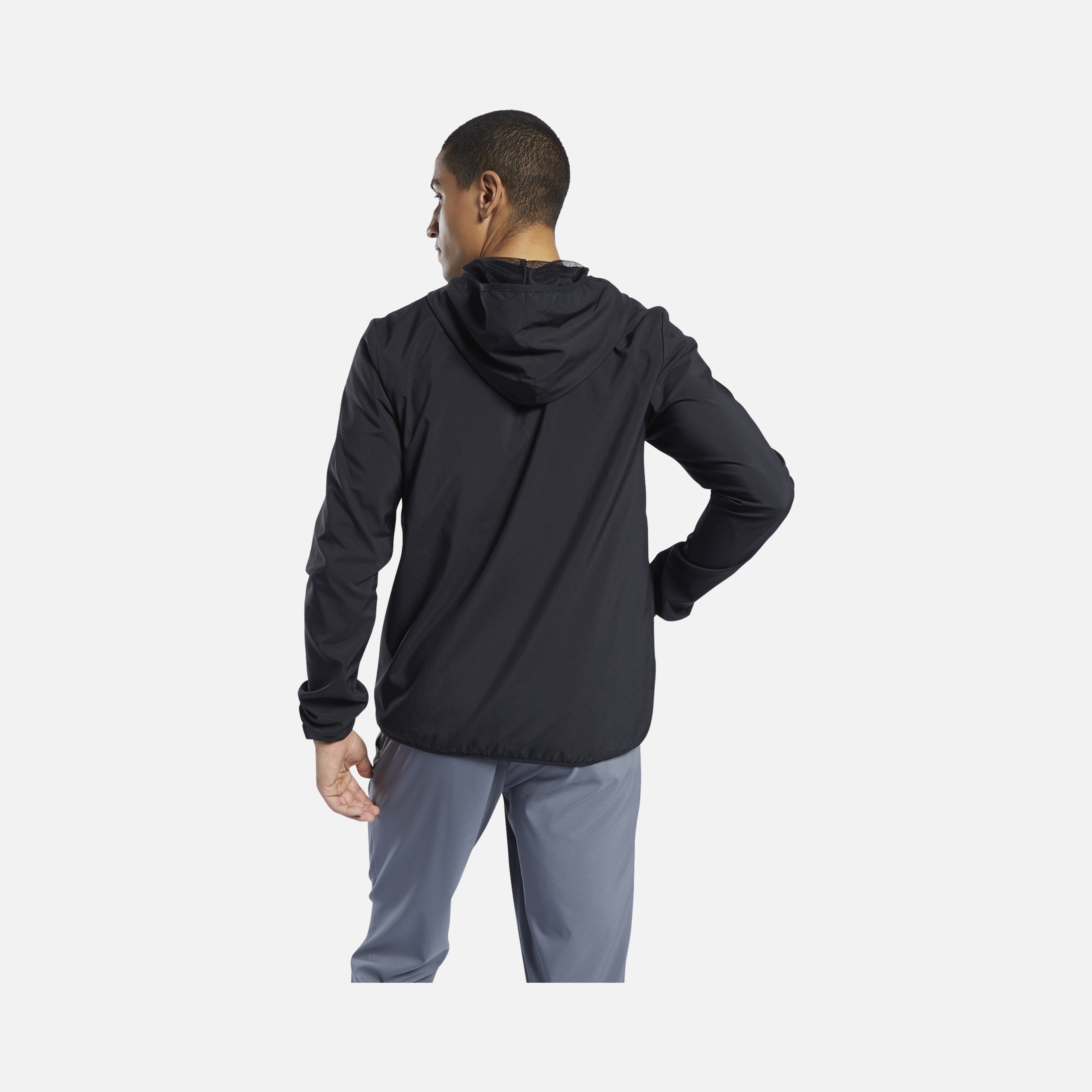 Reebok Training Essentials Woven Lined FW22 Full-Zip Hoodie Erkek Ceket