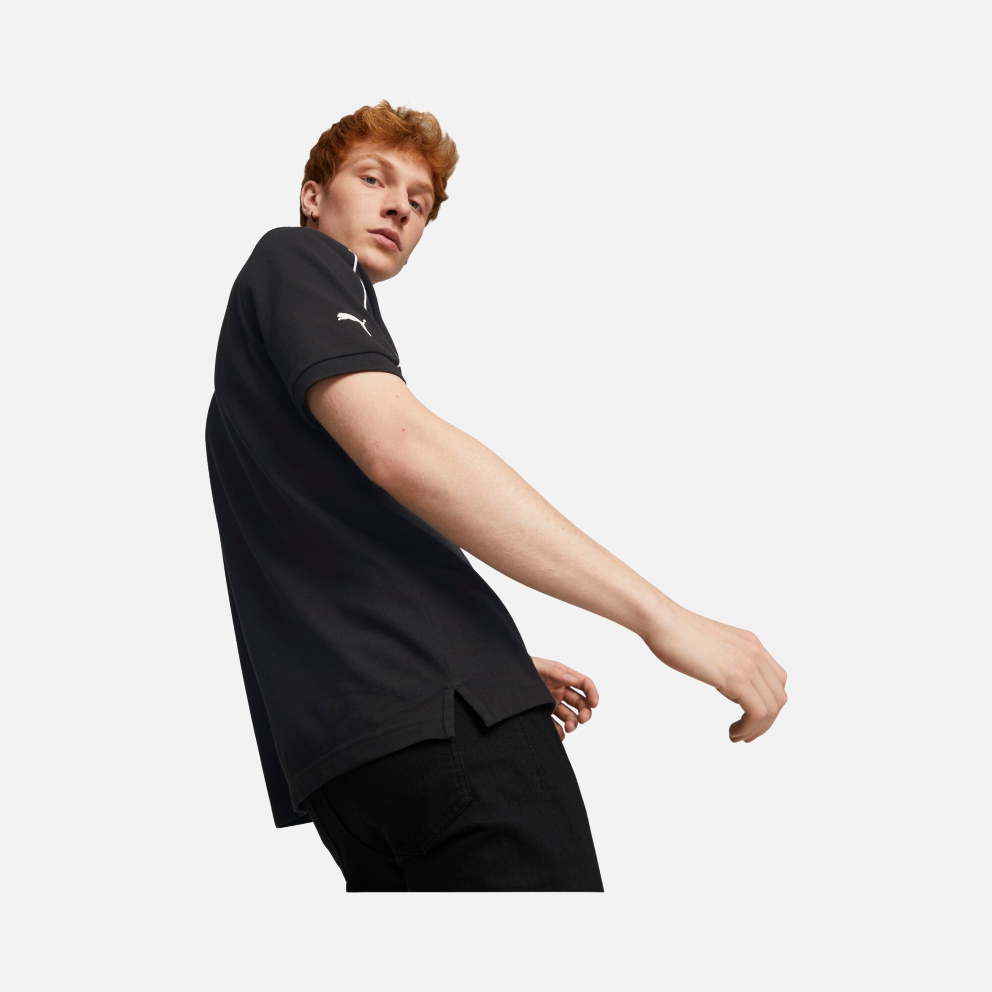 Puma Scuderia Ferrari Race Polo Short-Sleeve Erkek Tişört