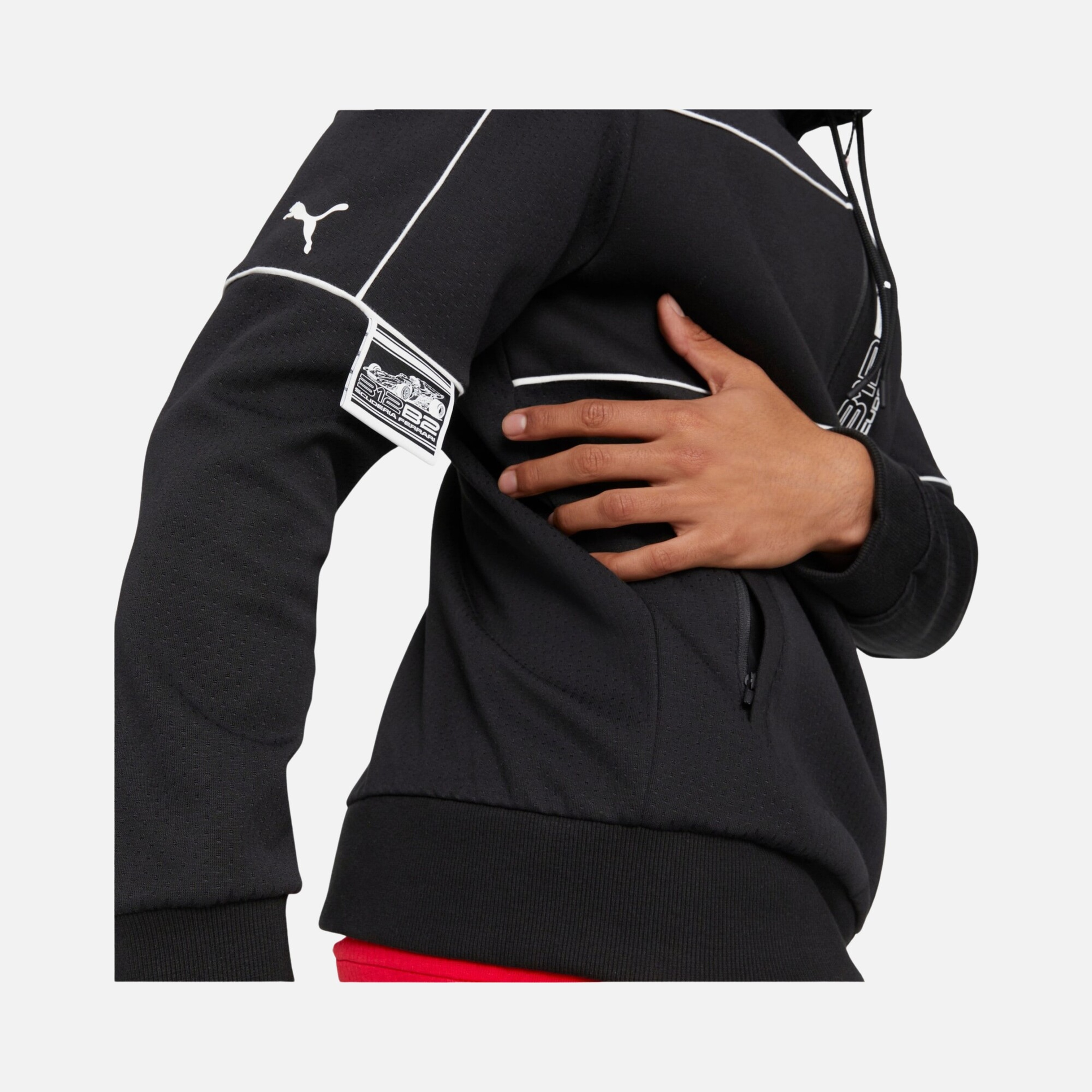 Puma Scuderia Ferrari Race Full-Zip Hooded Erkek Sweatshirt