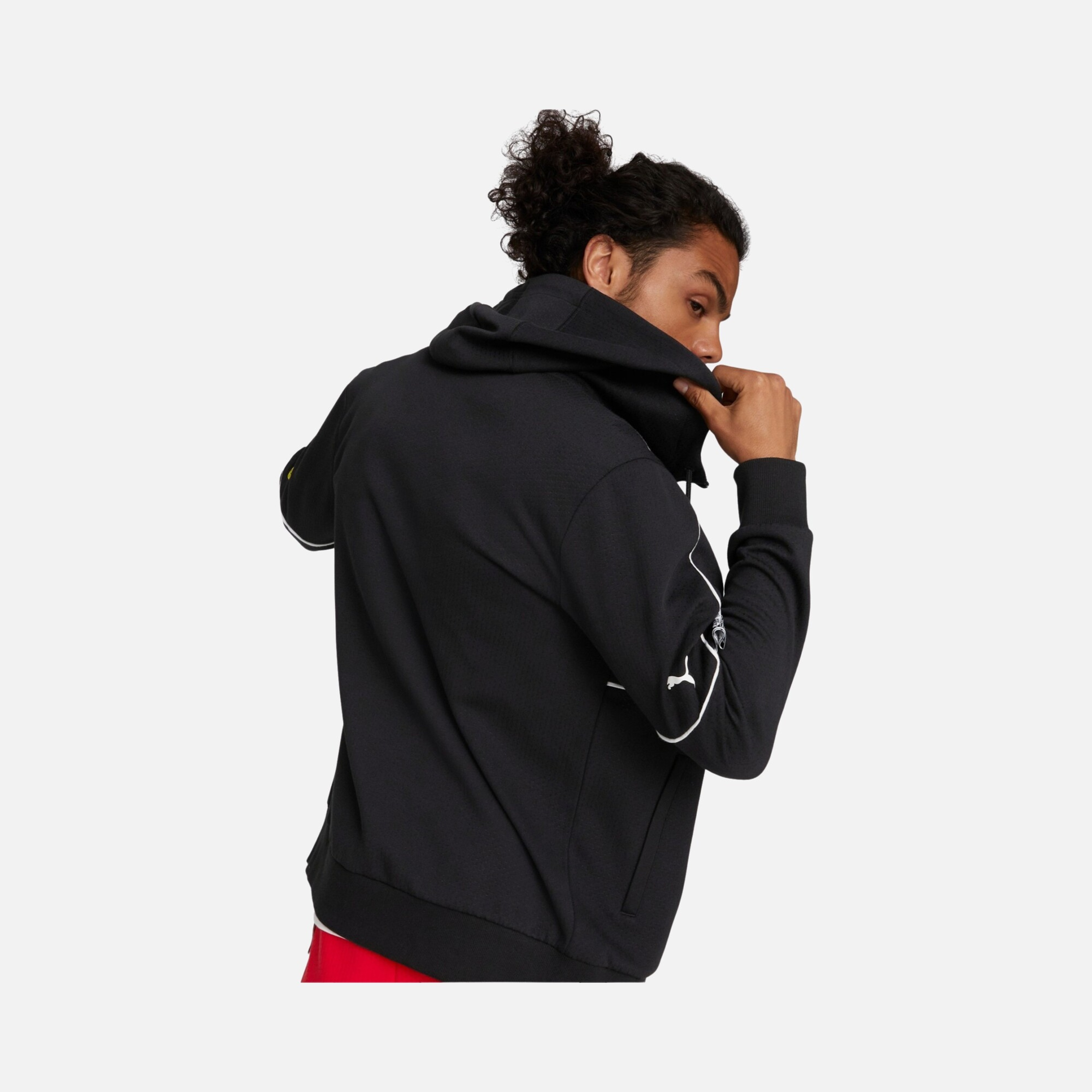 Puma Scuderia Ferrari Race Full-Zip Hooded Erkek Sweatshirt