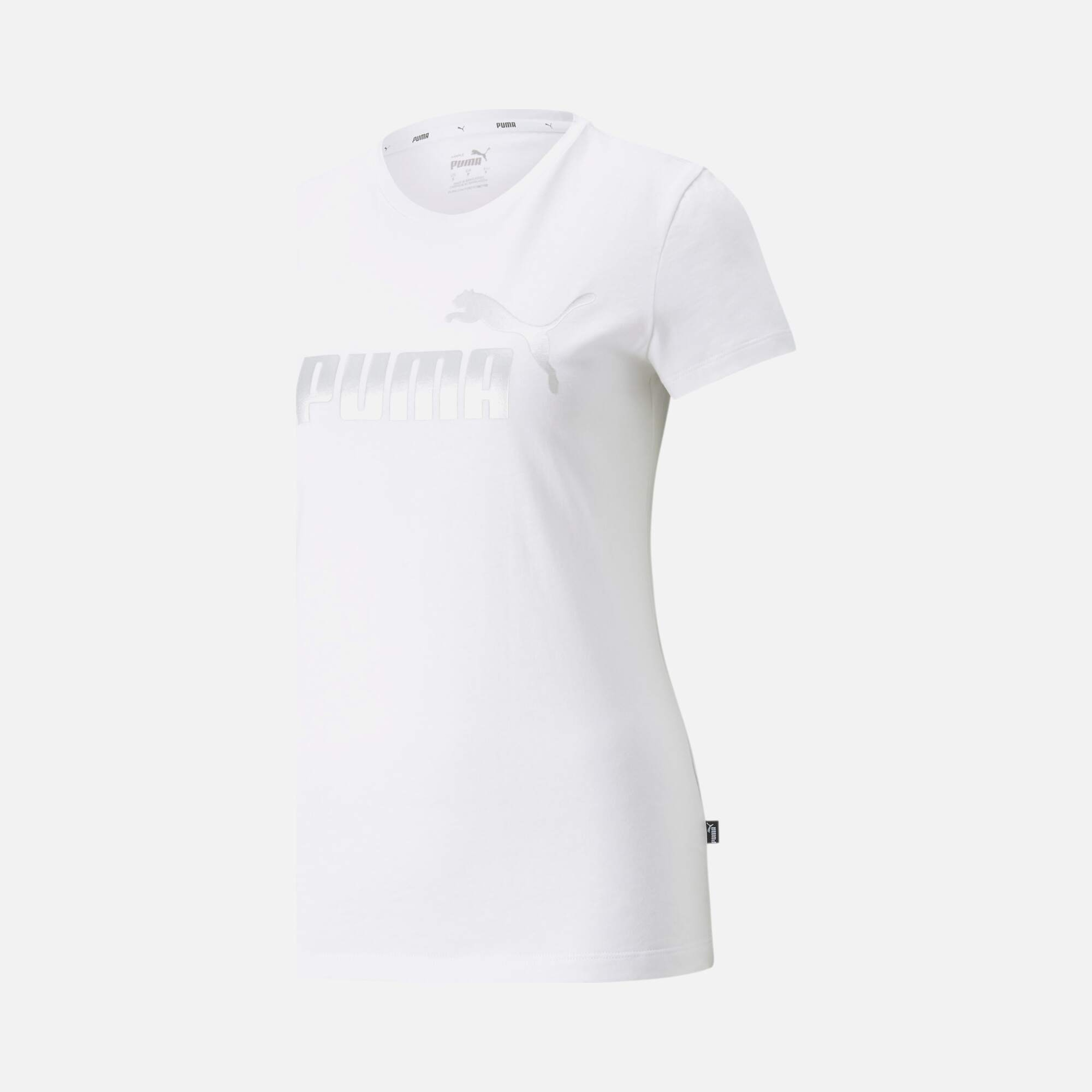 Puma Sportswear Essentials Logo Short-Sleeve Kadın Tişört