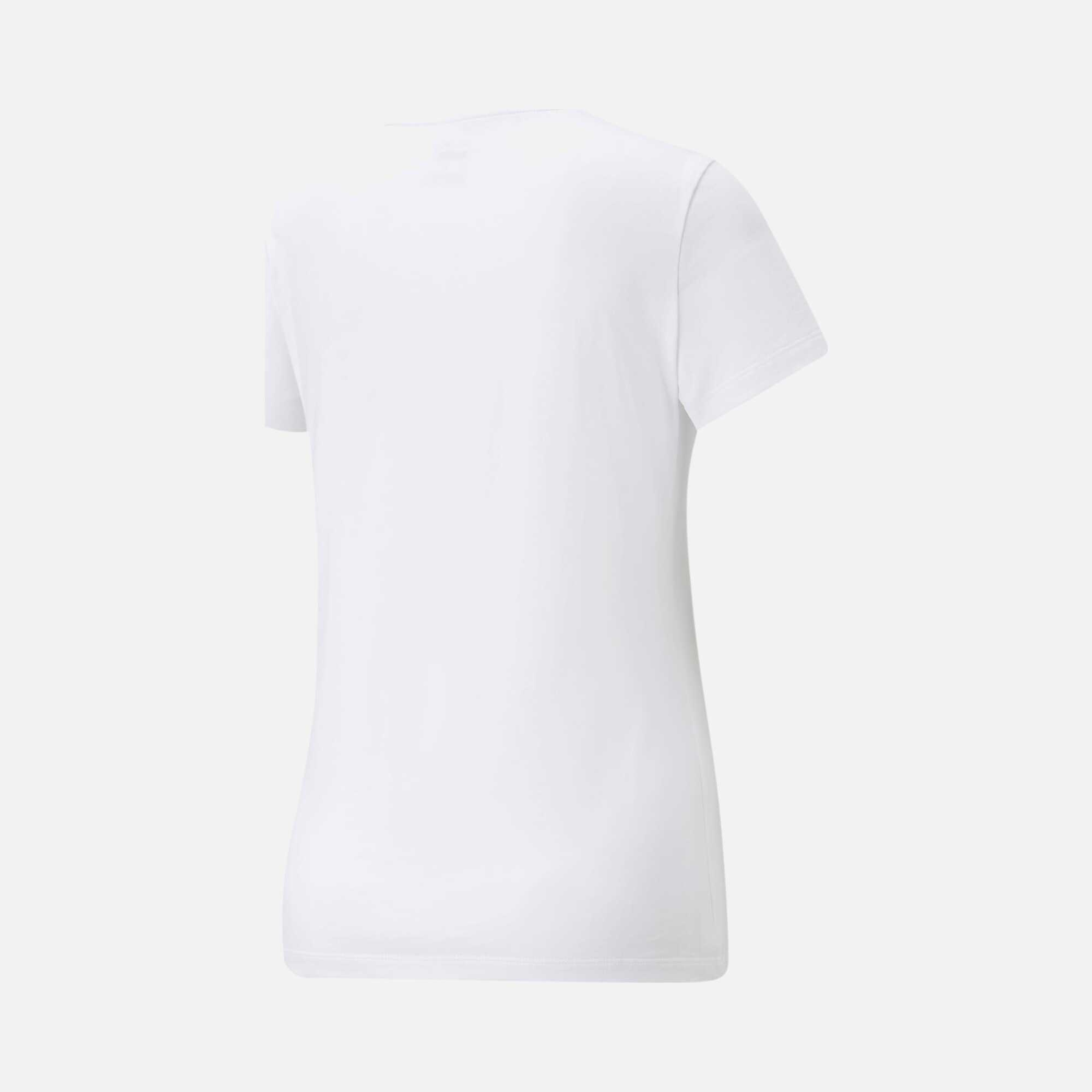 Puma Sportswear Essentials Logo Short-Sleeve Kadın Tişört