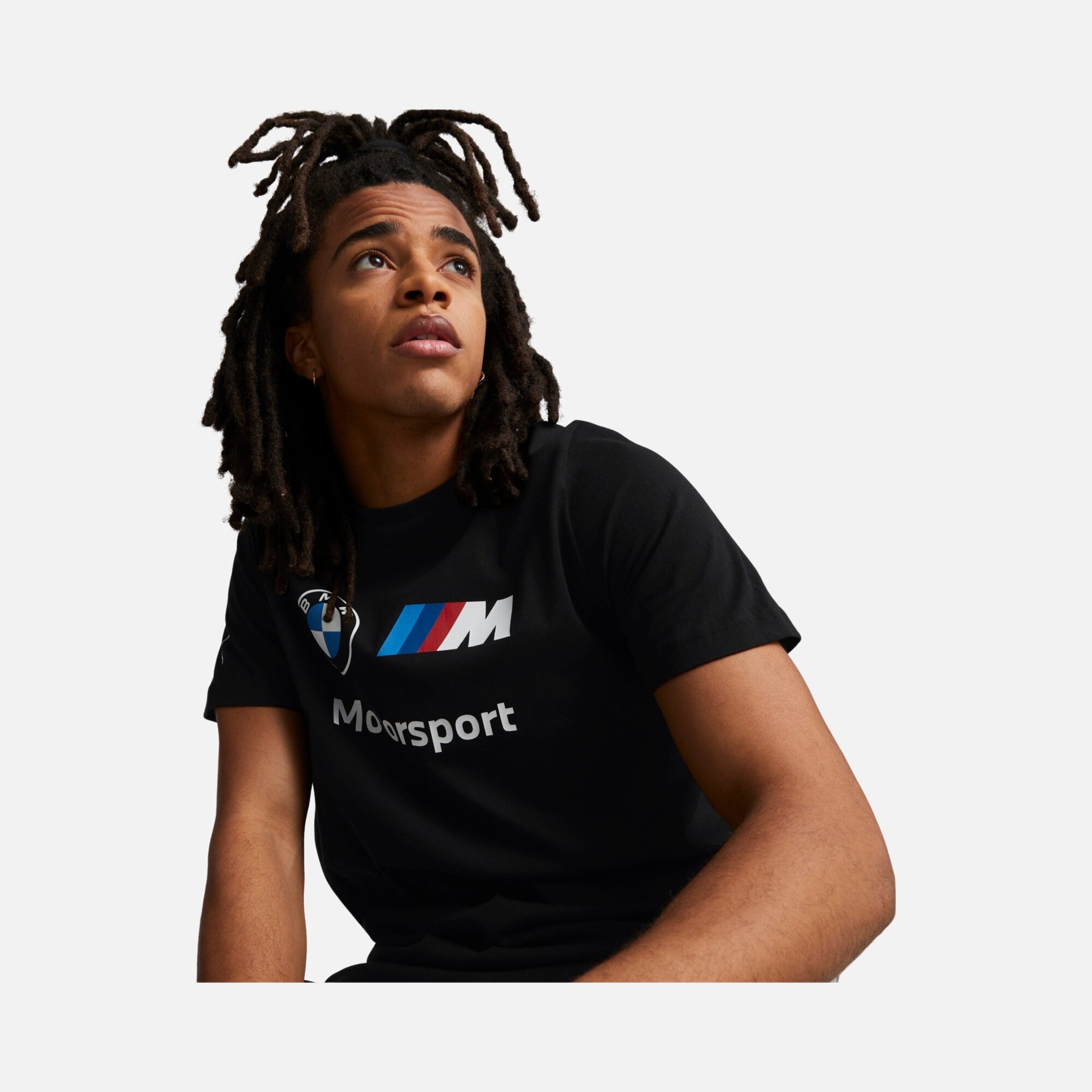 Puma BMW M Motorsport Essentials Logo Short-Sleeve Erkek Tişört